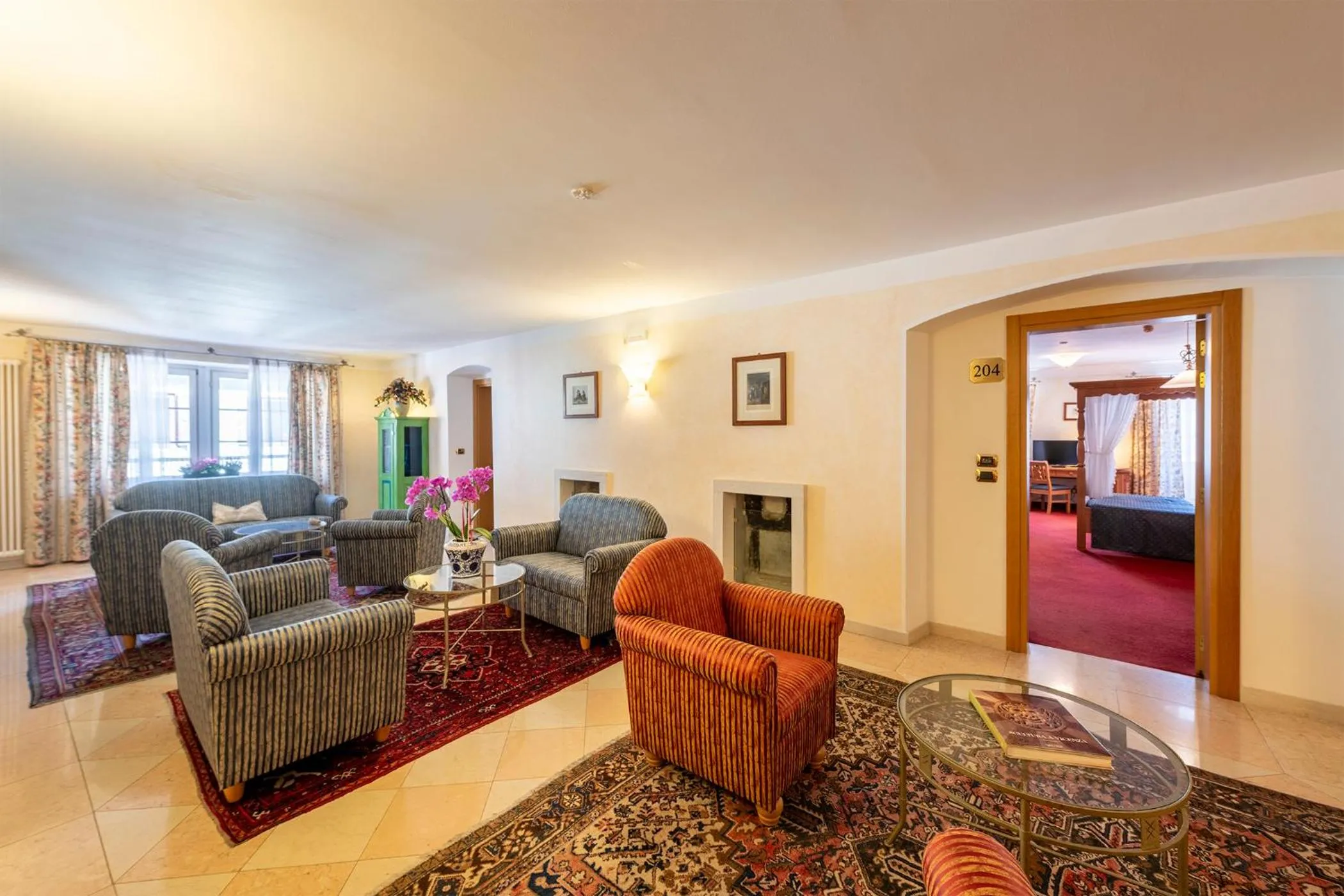 Living room in Hotel Relais Orsingher