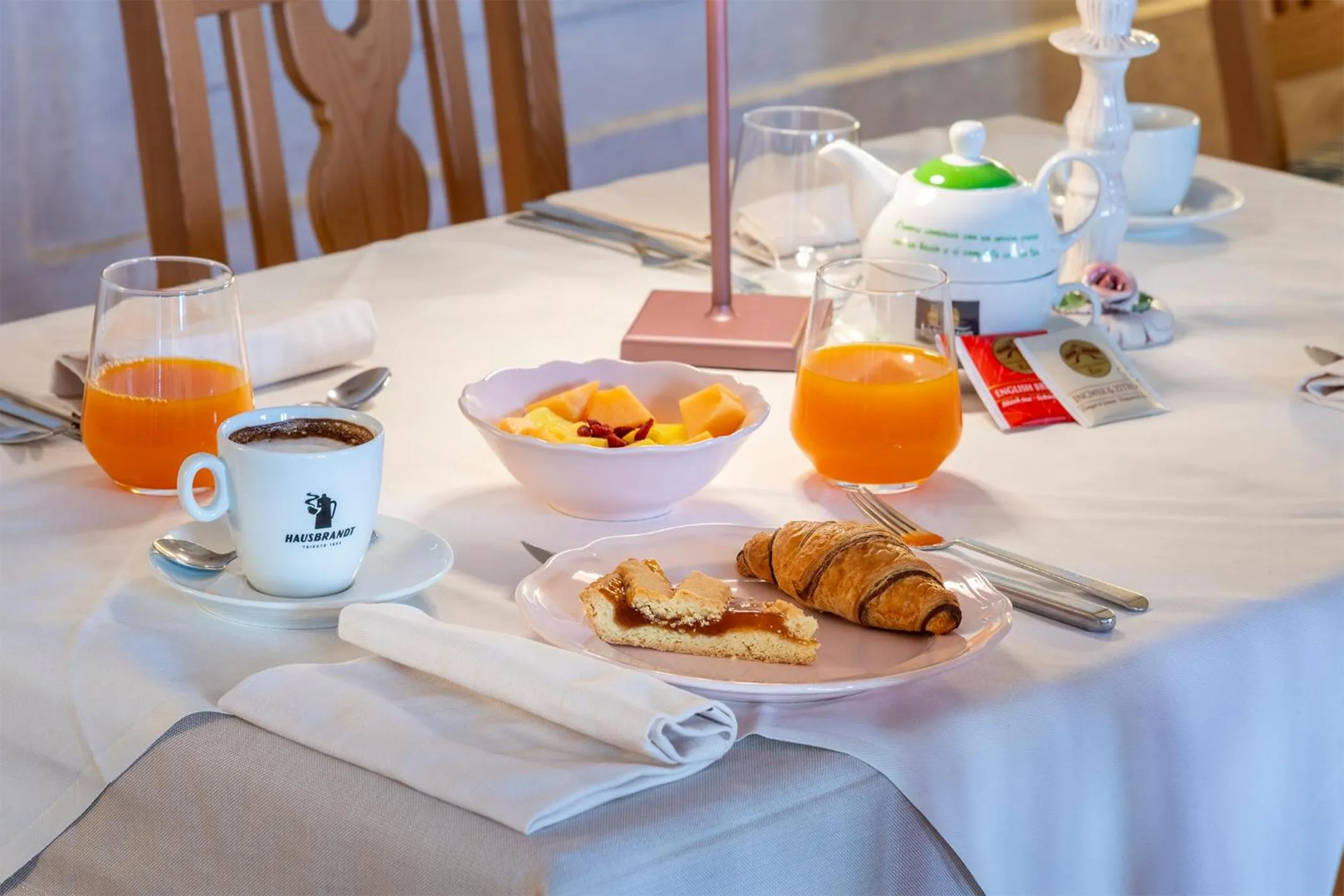 Food and drinks in Hotel Relais Orsingher