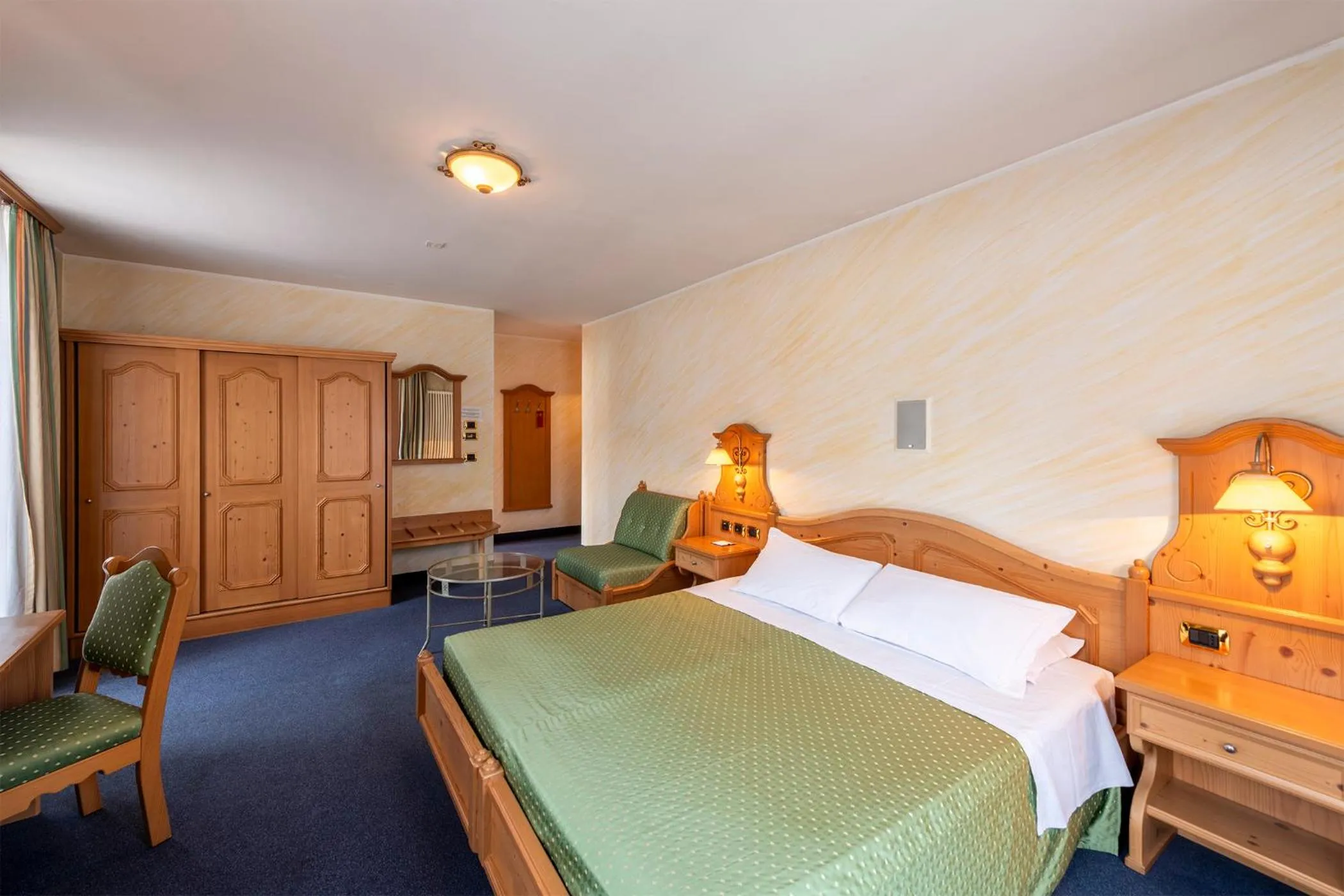 Bed in Hotel Relais Orsingher