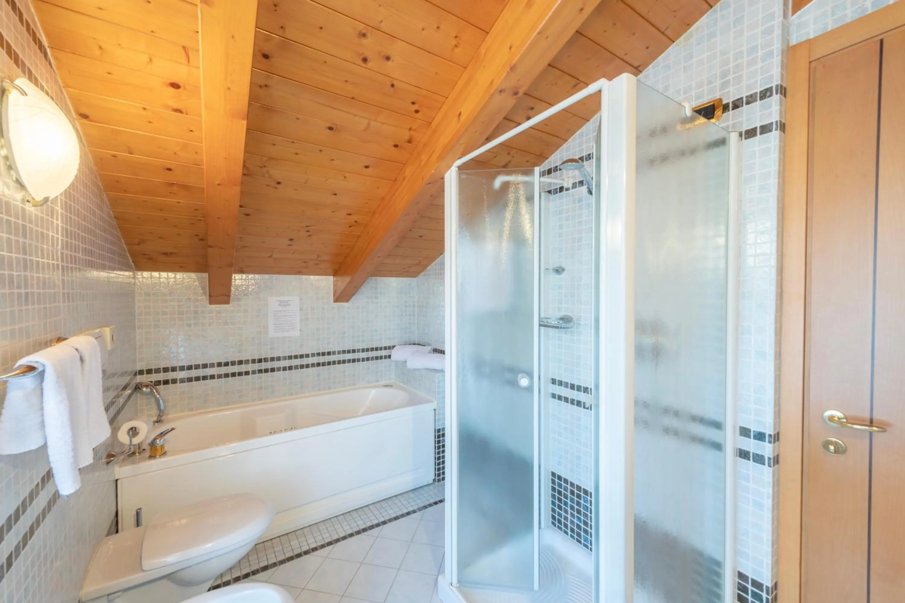 Shower in Hotel Relais Orsingher