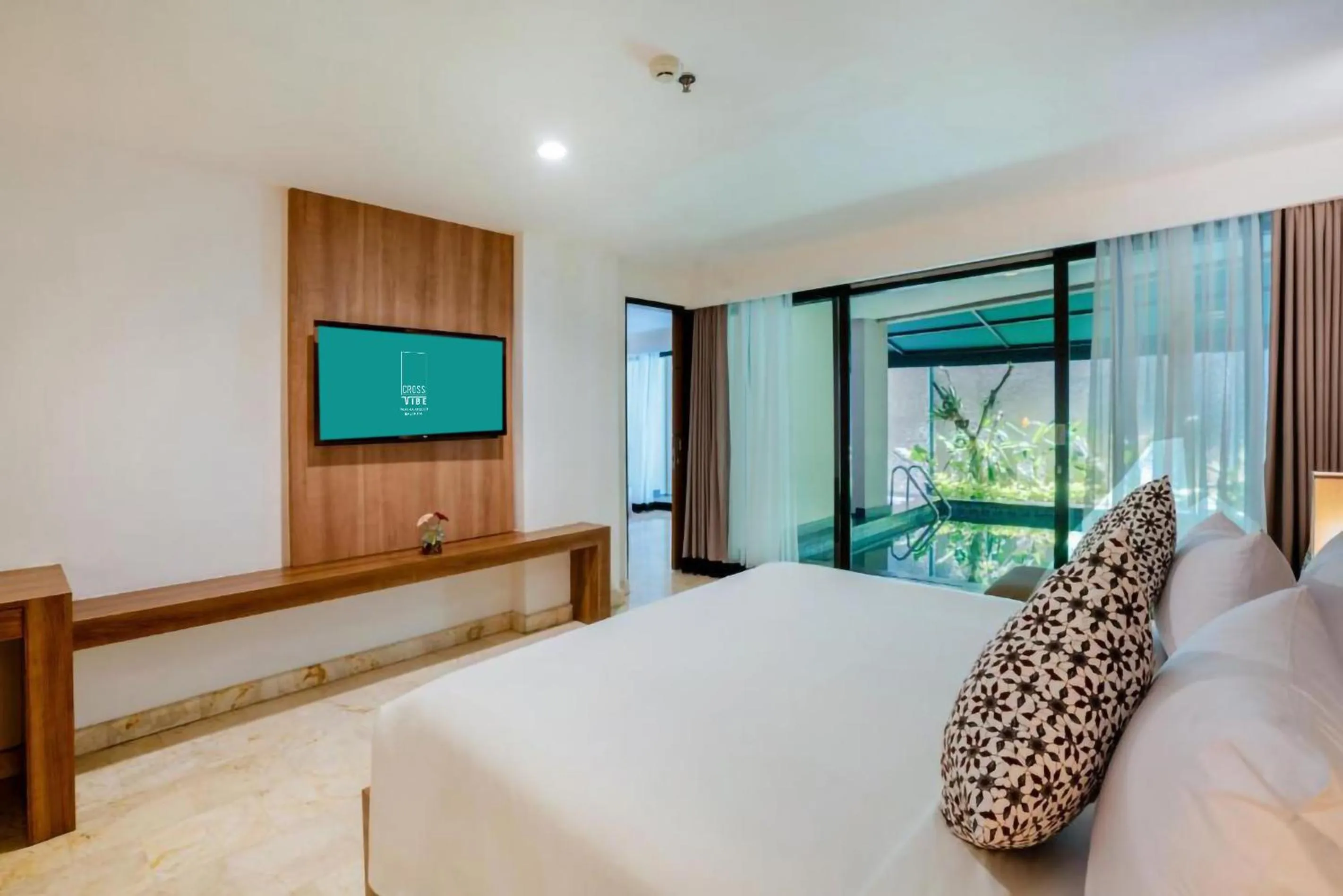TV and multimedia, Bed in Cross Vibe Paasha Atelier Bali Kuta