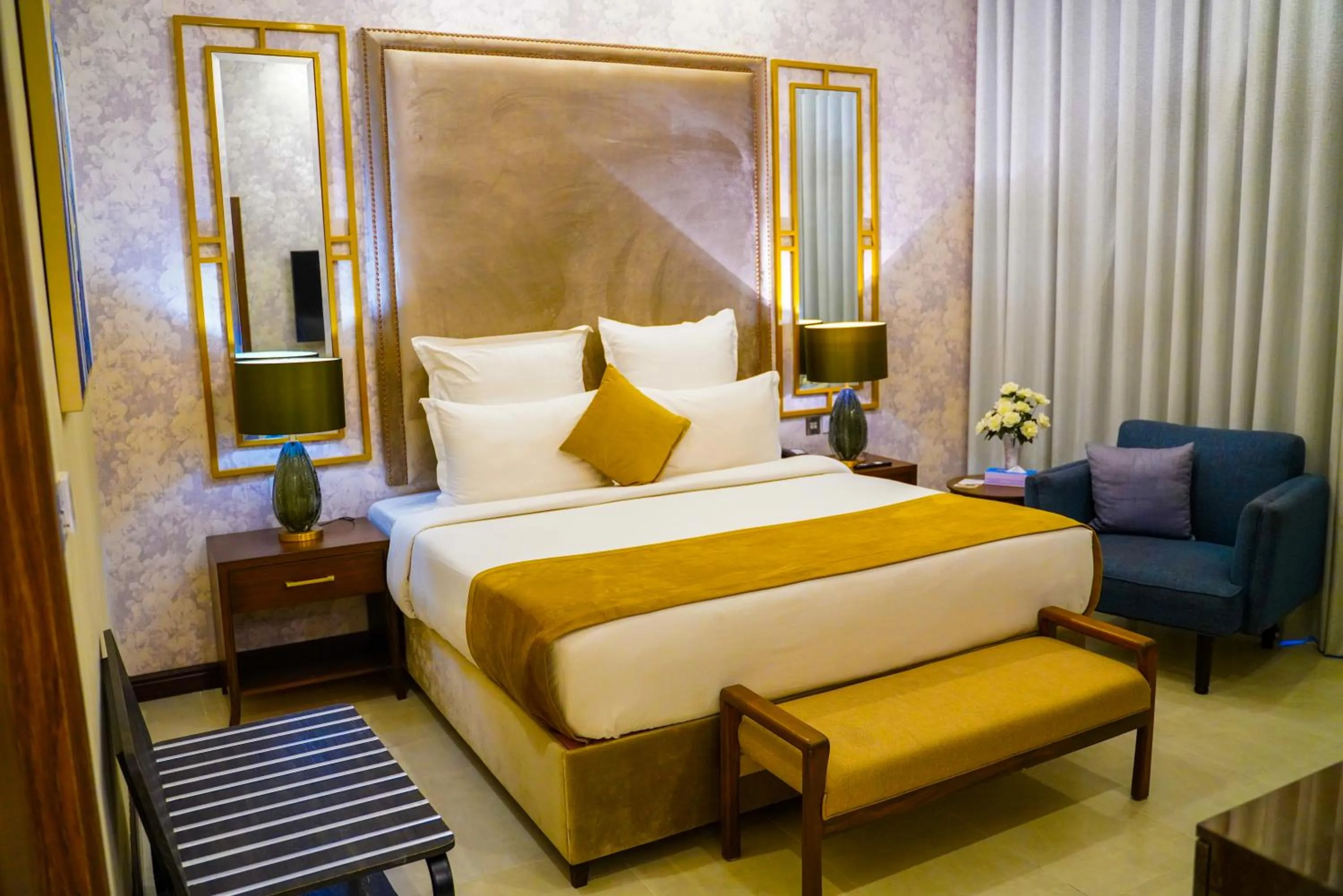 Property building, Bed in IFQ Hotel & Resort Islamabad