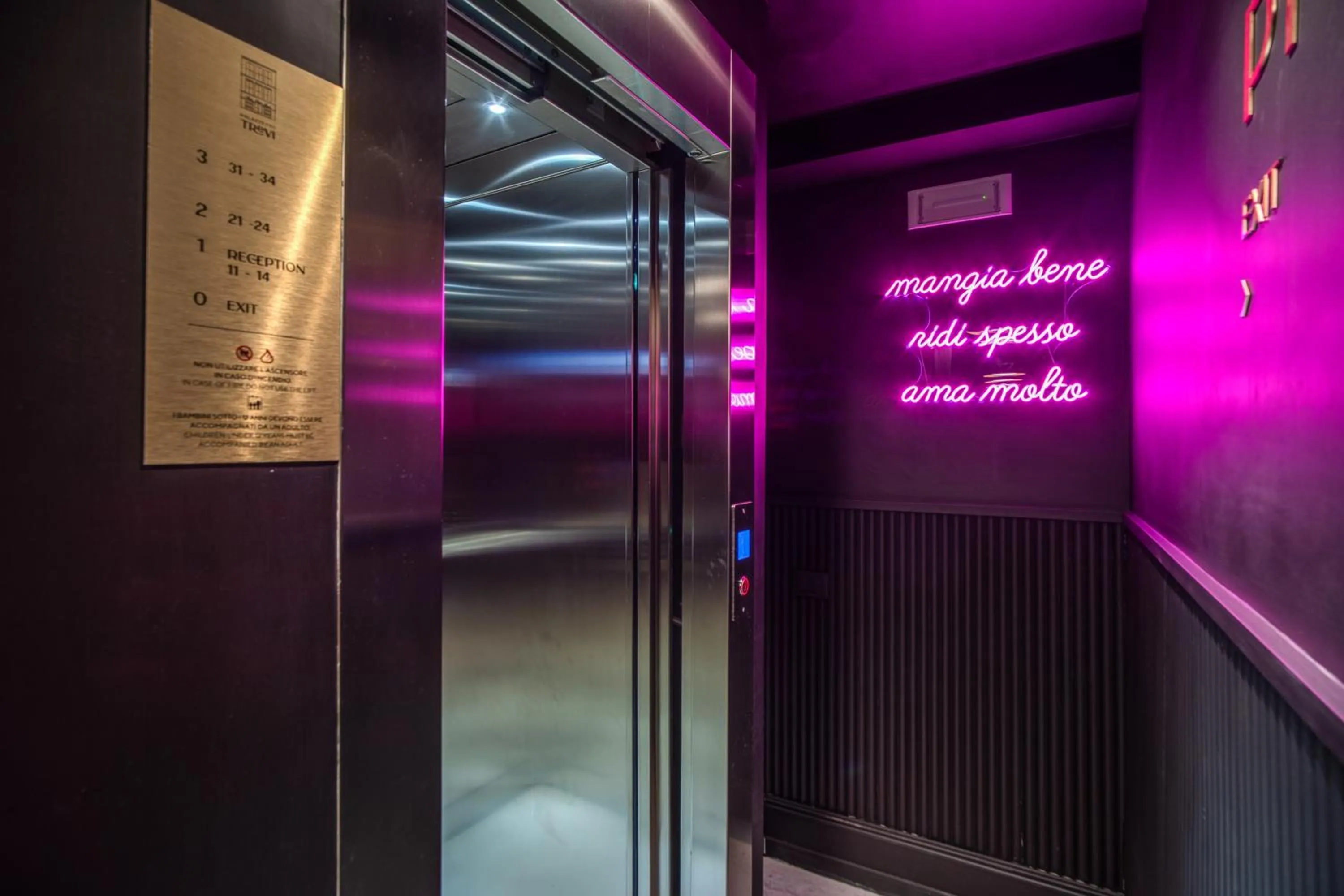 Decorative detail in Palazzetto Trevi