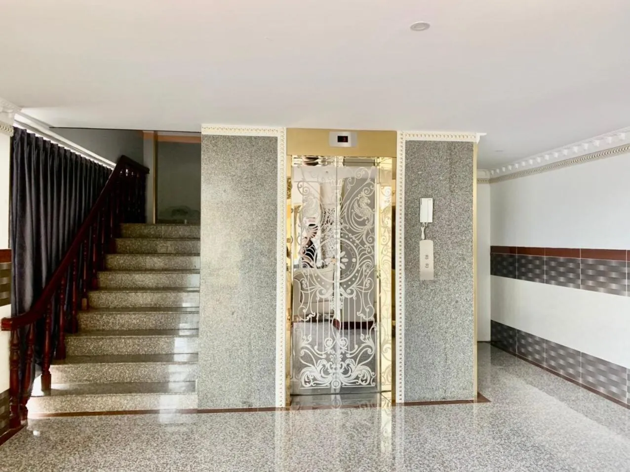 Lobby or reception in Nhan Duc Hotel