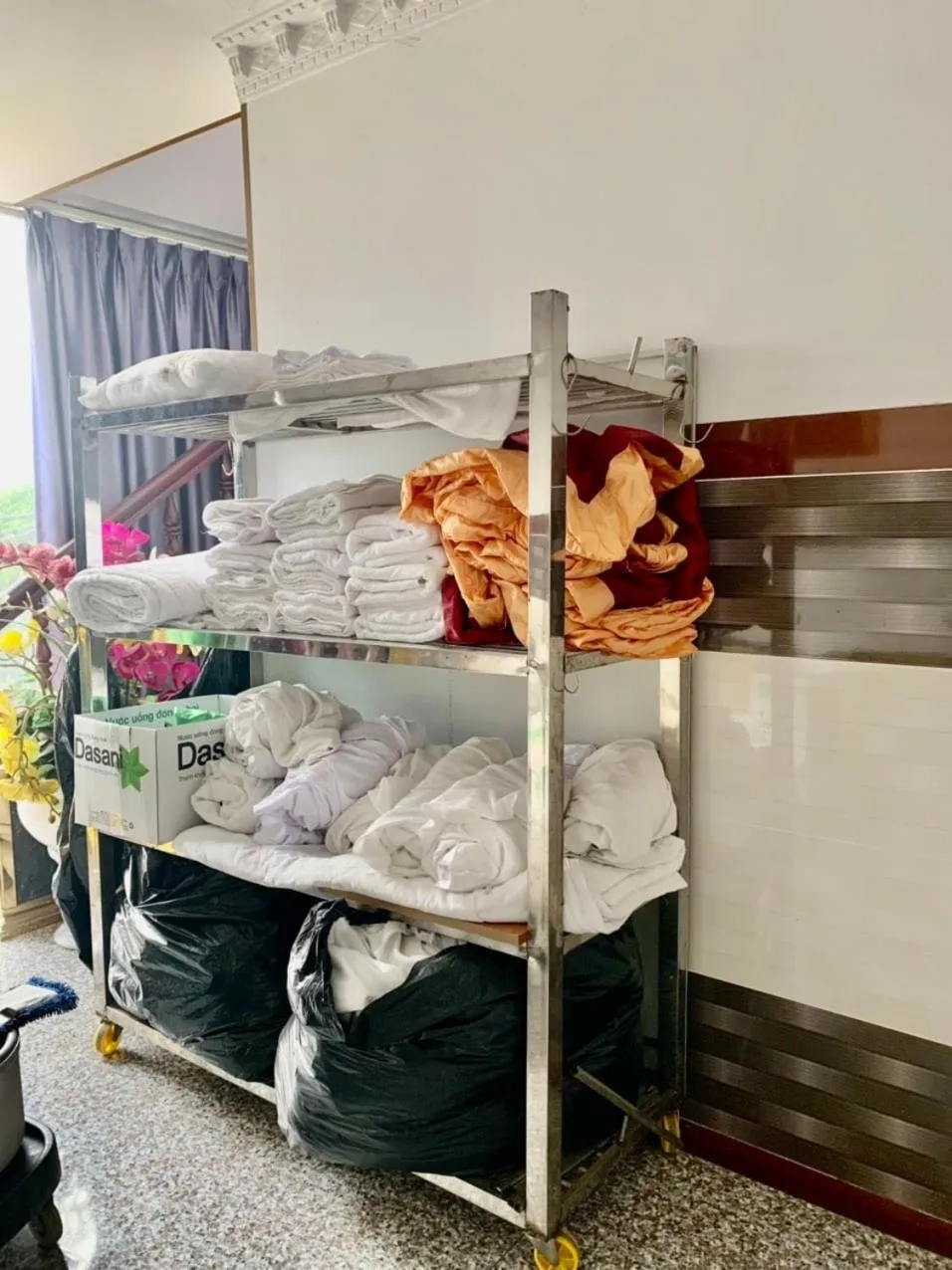 Lobby or reception, Bed in Nhan Duc Hotel