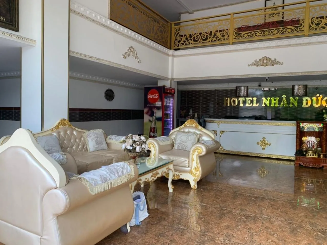 Lobby or reception in Nhan Duc Hotel
