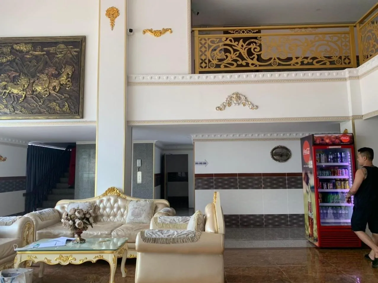 Lobby or reception in Nhan Duc Hotel