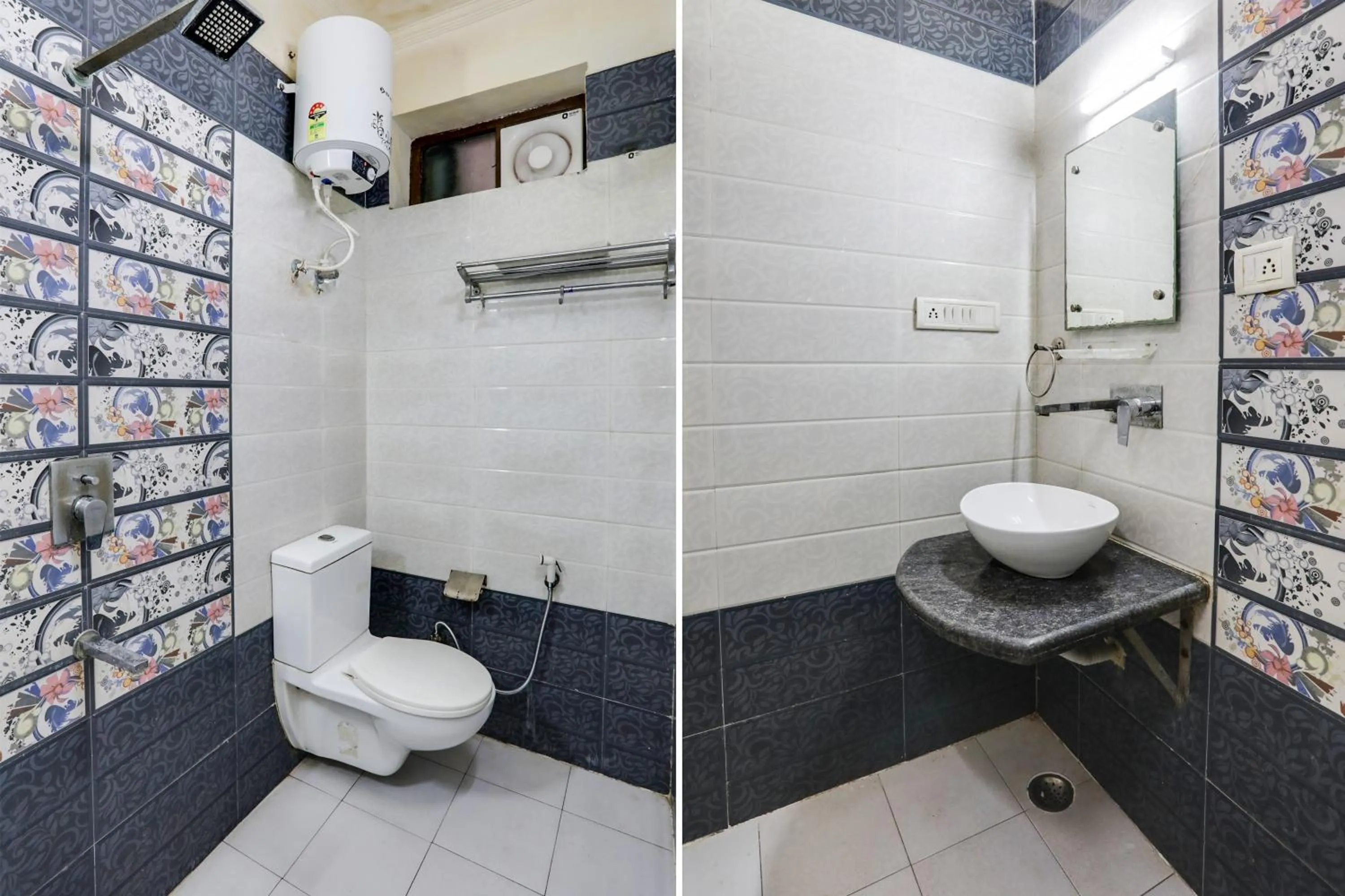 Bathroom in Super Hotel O Tajganj Near Taj Mahal West Gate