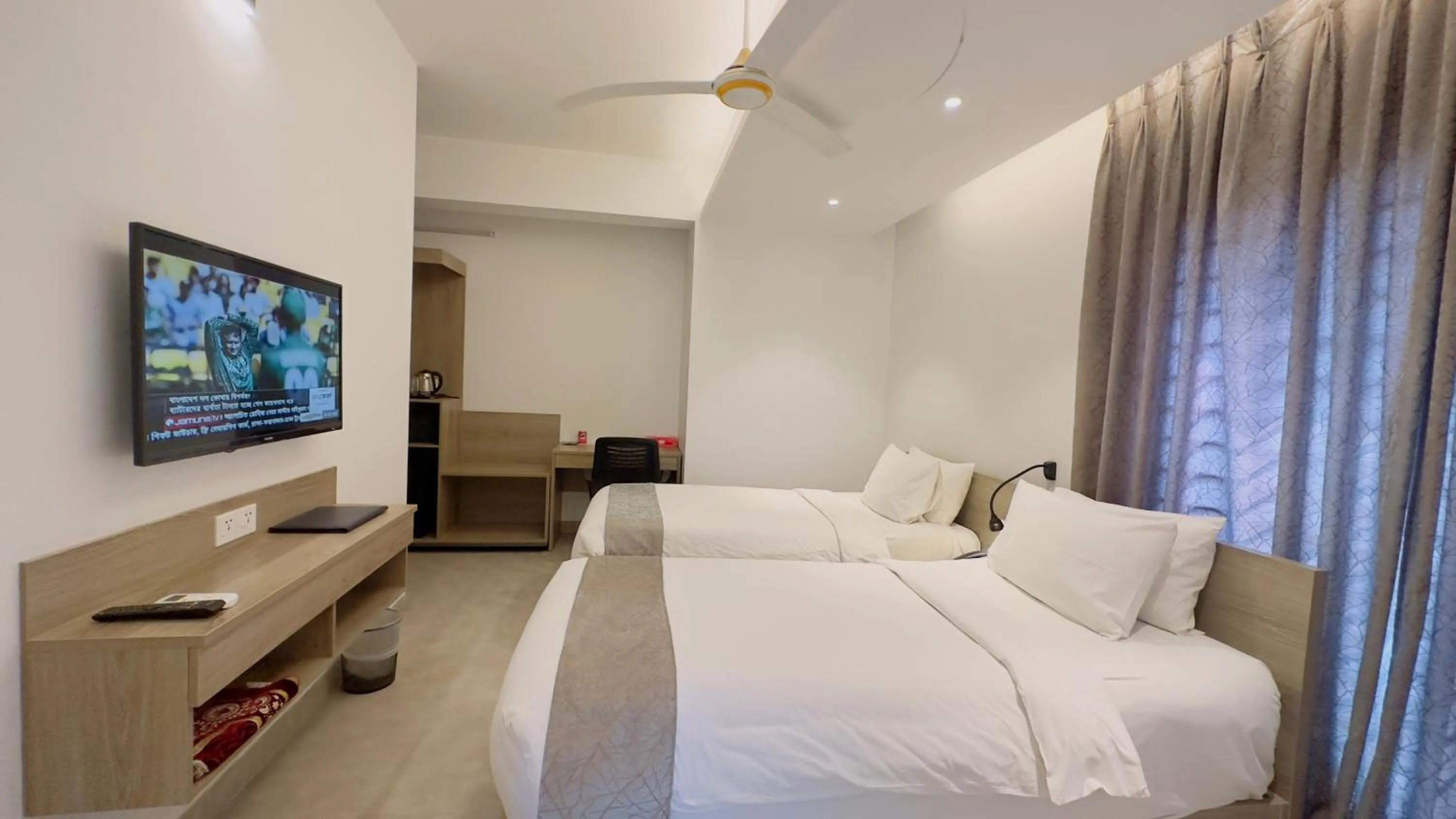 Photo of the whole room, Bed in Priyo Nibash Stylish Residential Hotel