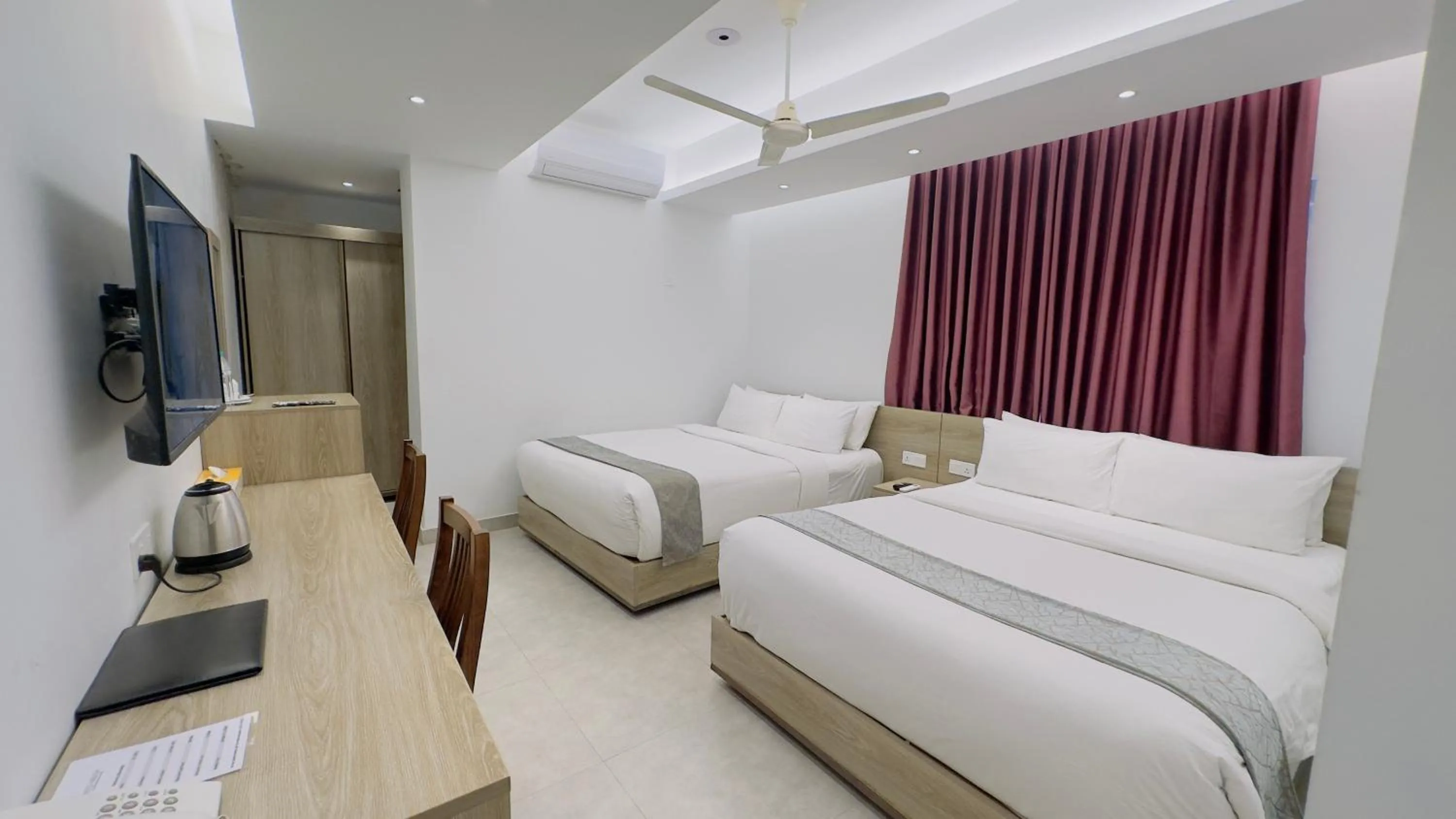 Bed in Priyo Nibash Stylish Residential Hotel