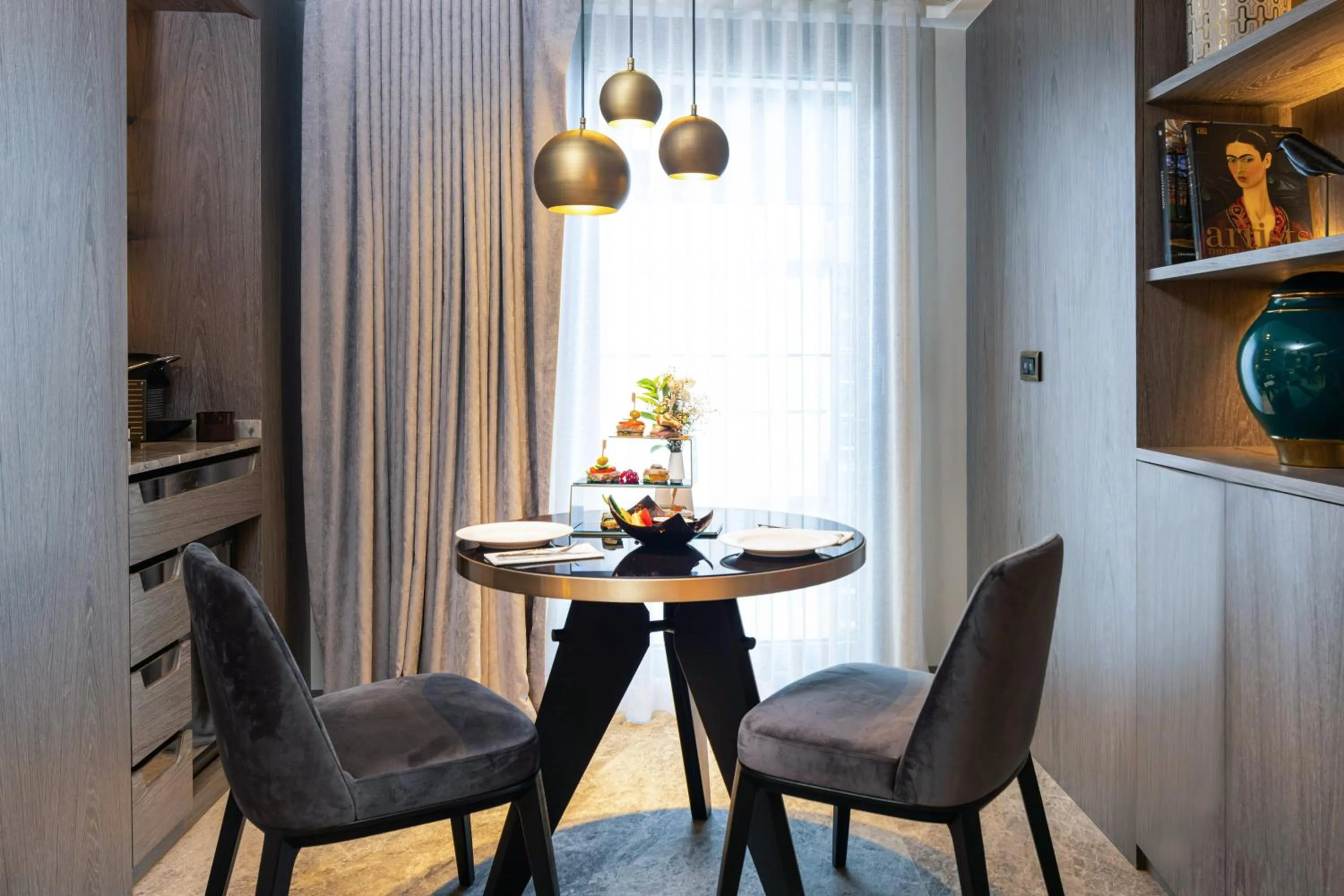 Dining area in The Maestro Hotel