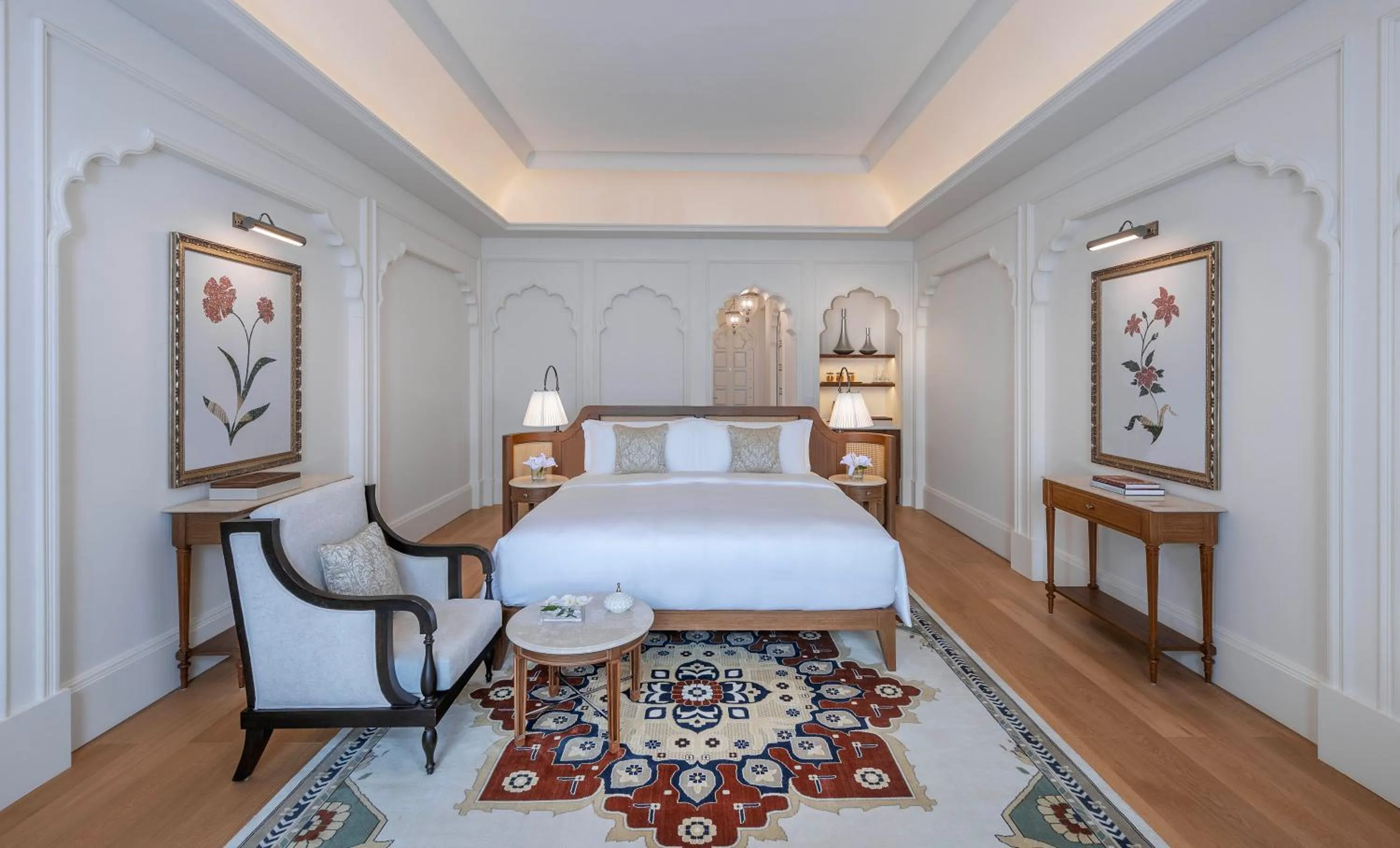 Bed in The Chedi Katara Hotel & Resort