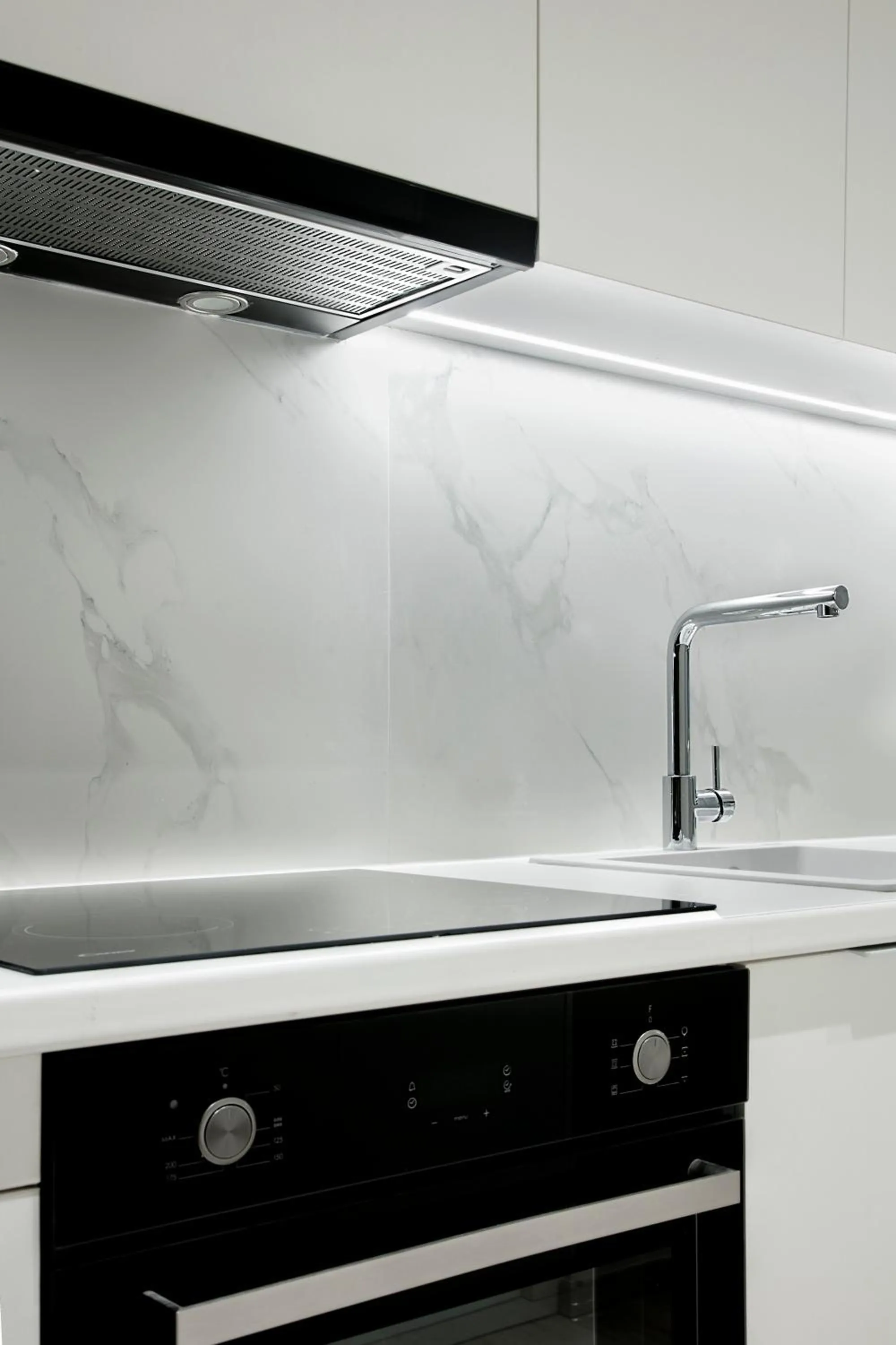 stove in Ultra Chic Modern 4 Bedrooms Apartment in Athens