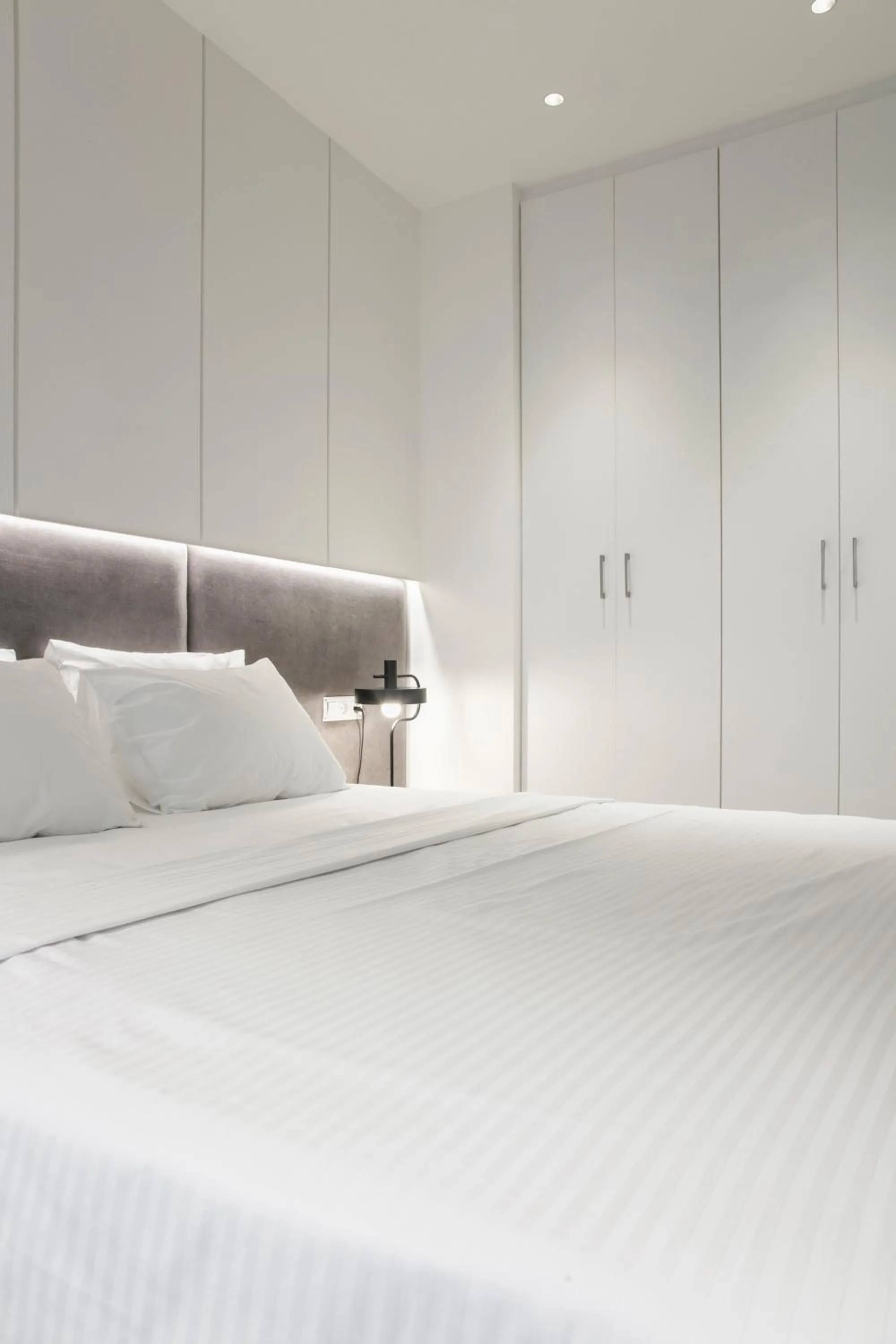 Bed in Ultra Chic Modern 4 Bedrooms Apartment in Athens