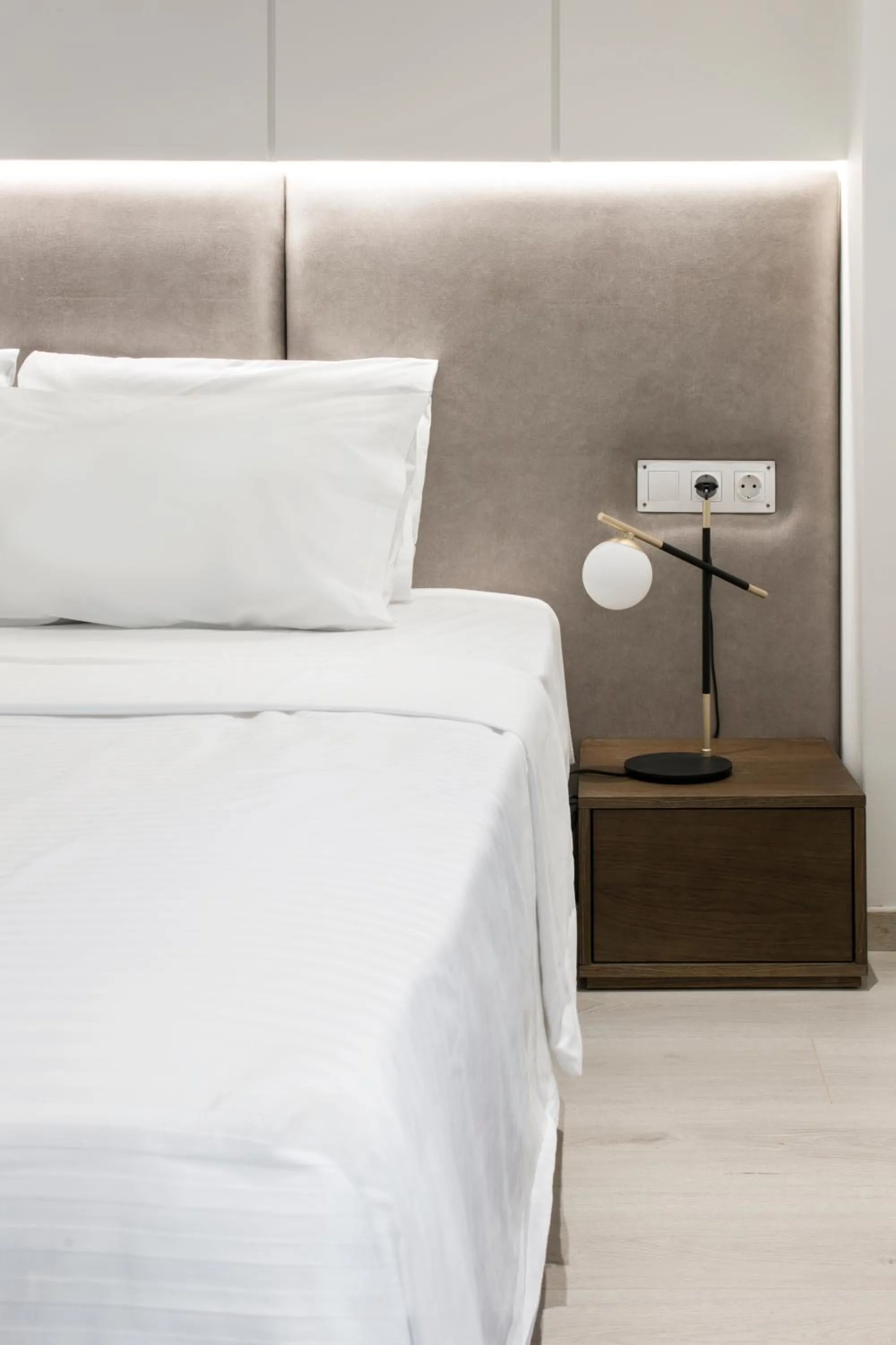 Bed in Ultra Chic Modern 4 Bedrooms Apartment in Athens