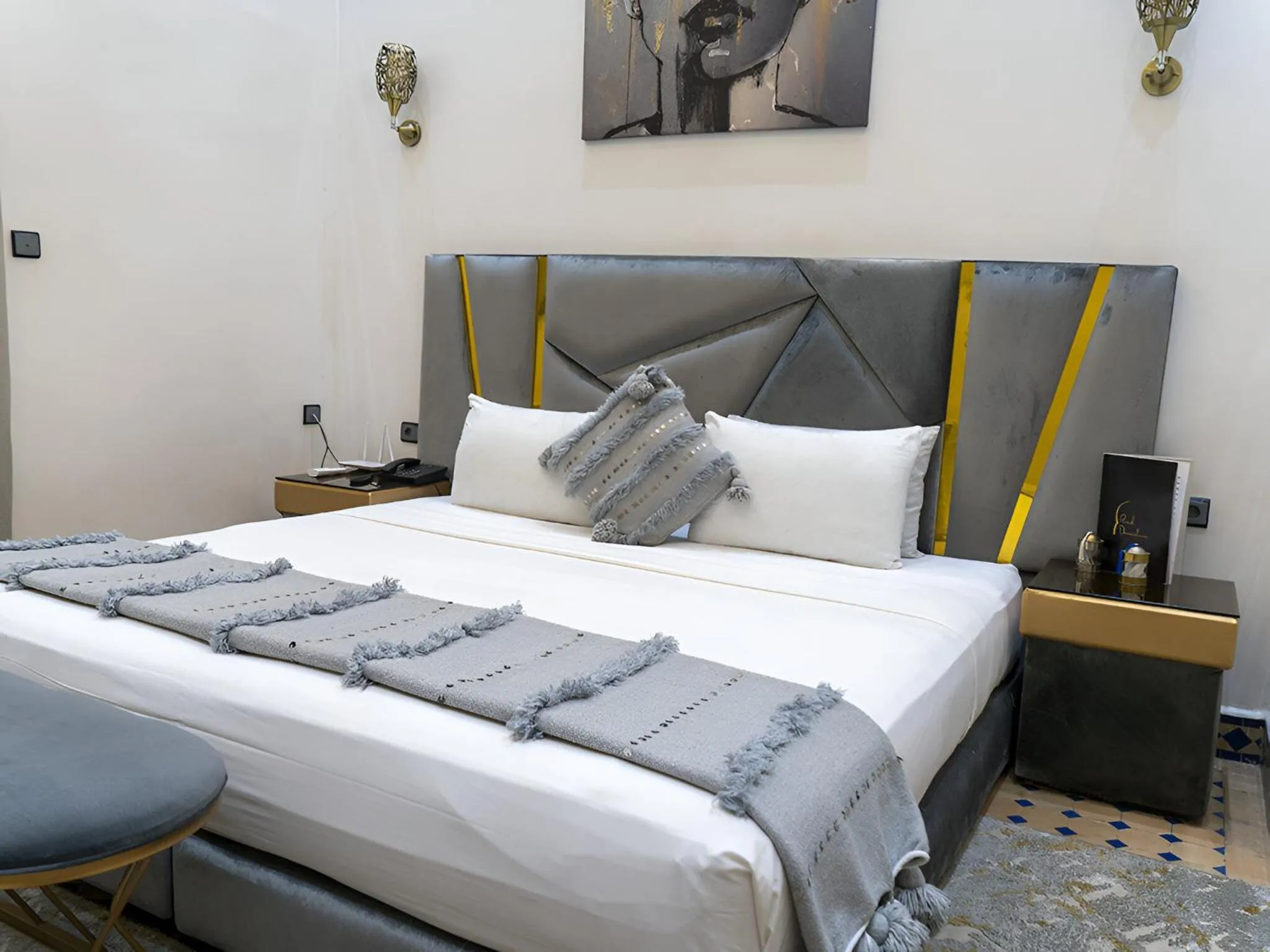 Bedroom, Bed in RIAD DOUIRTNA