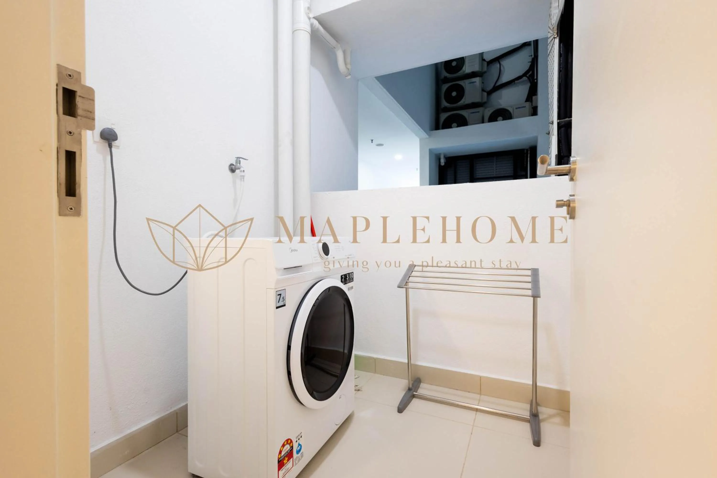 washing machine in The Apple Premier Suites Melaka