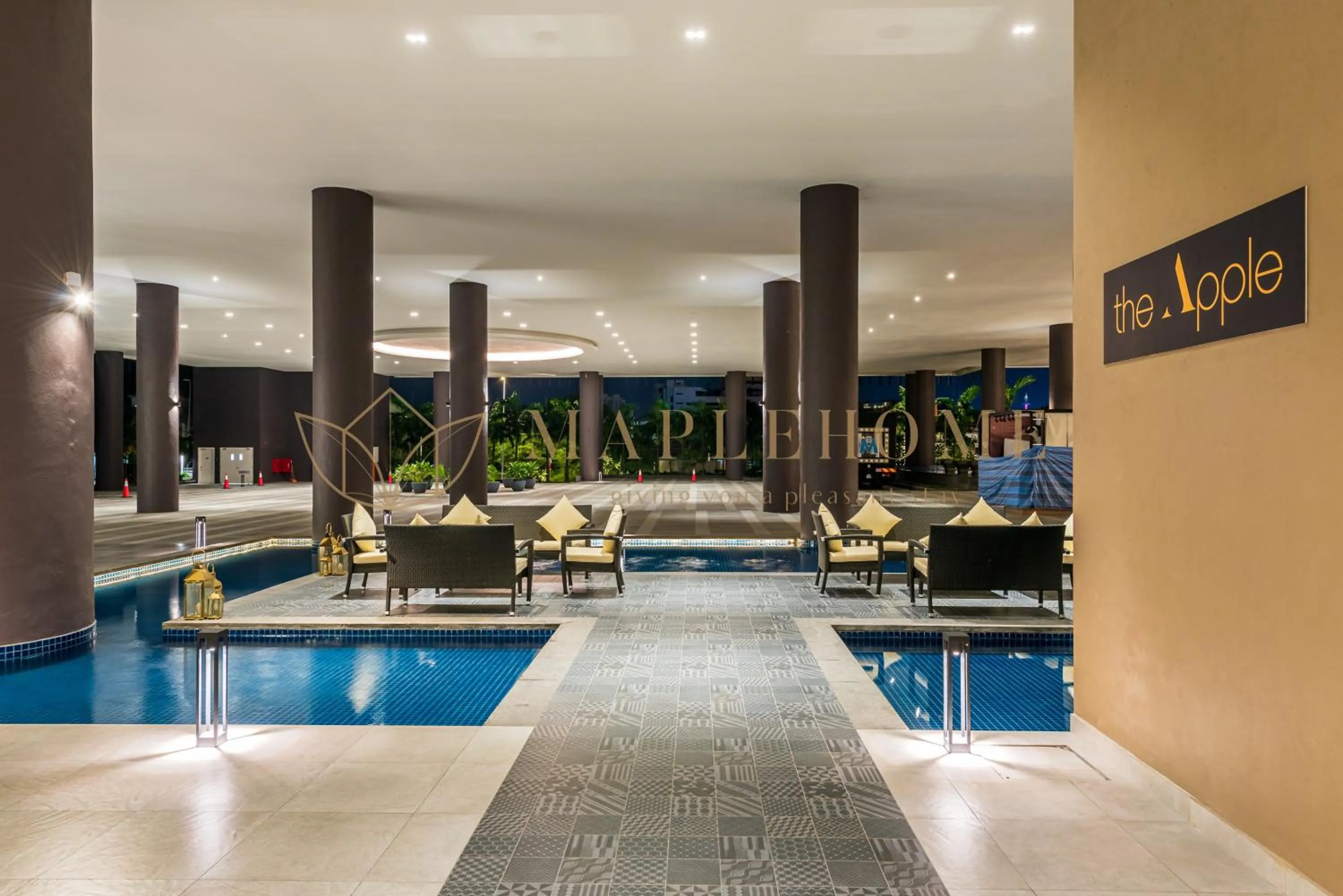 Lobby or reception in The Apple Premier Suites Melaka