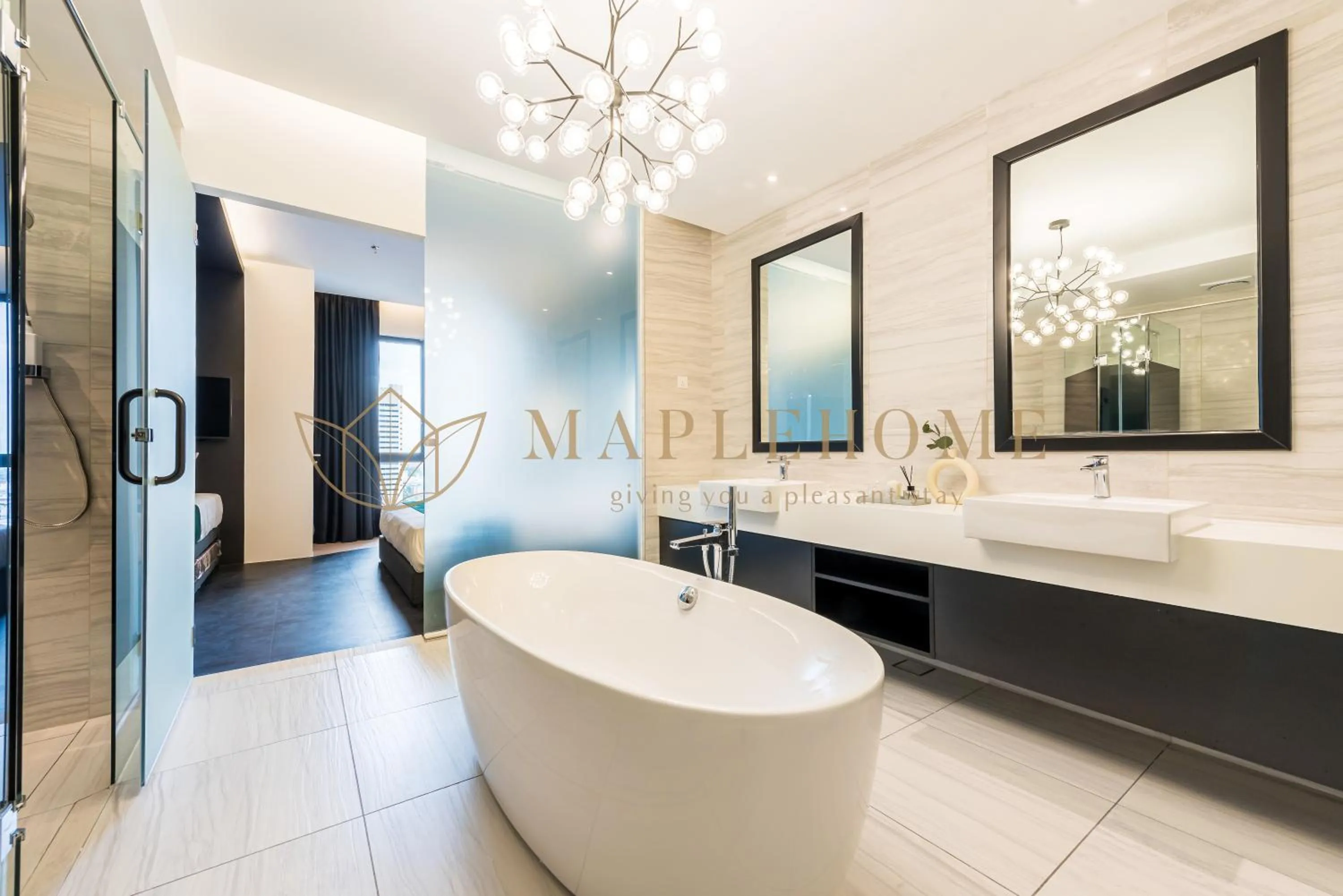 Bathroom in The Apple Premier Suites Melaka