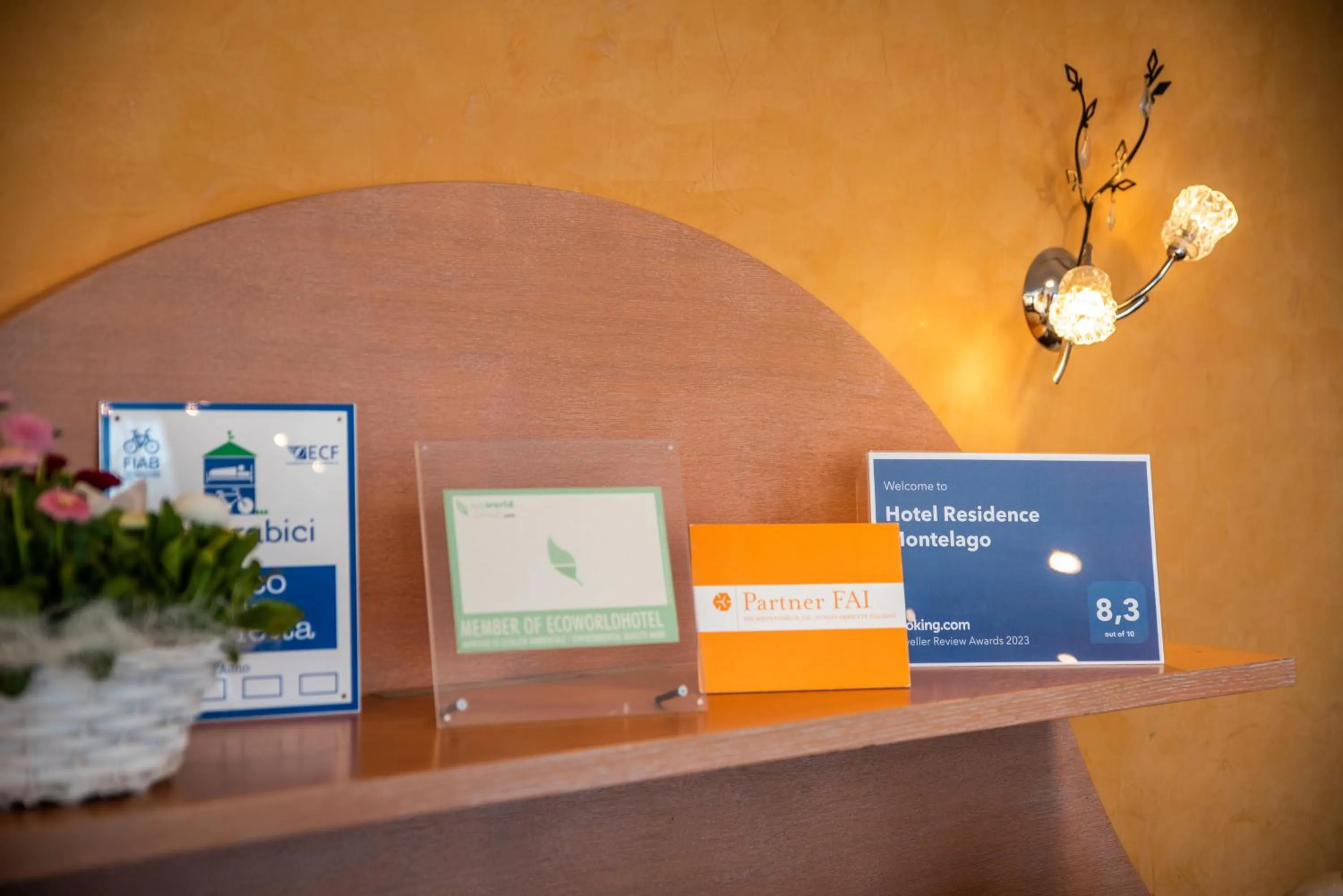 Property logo or sign in Hotel Residence Montelago