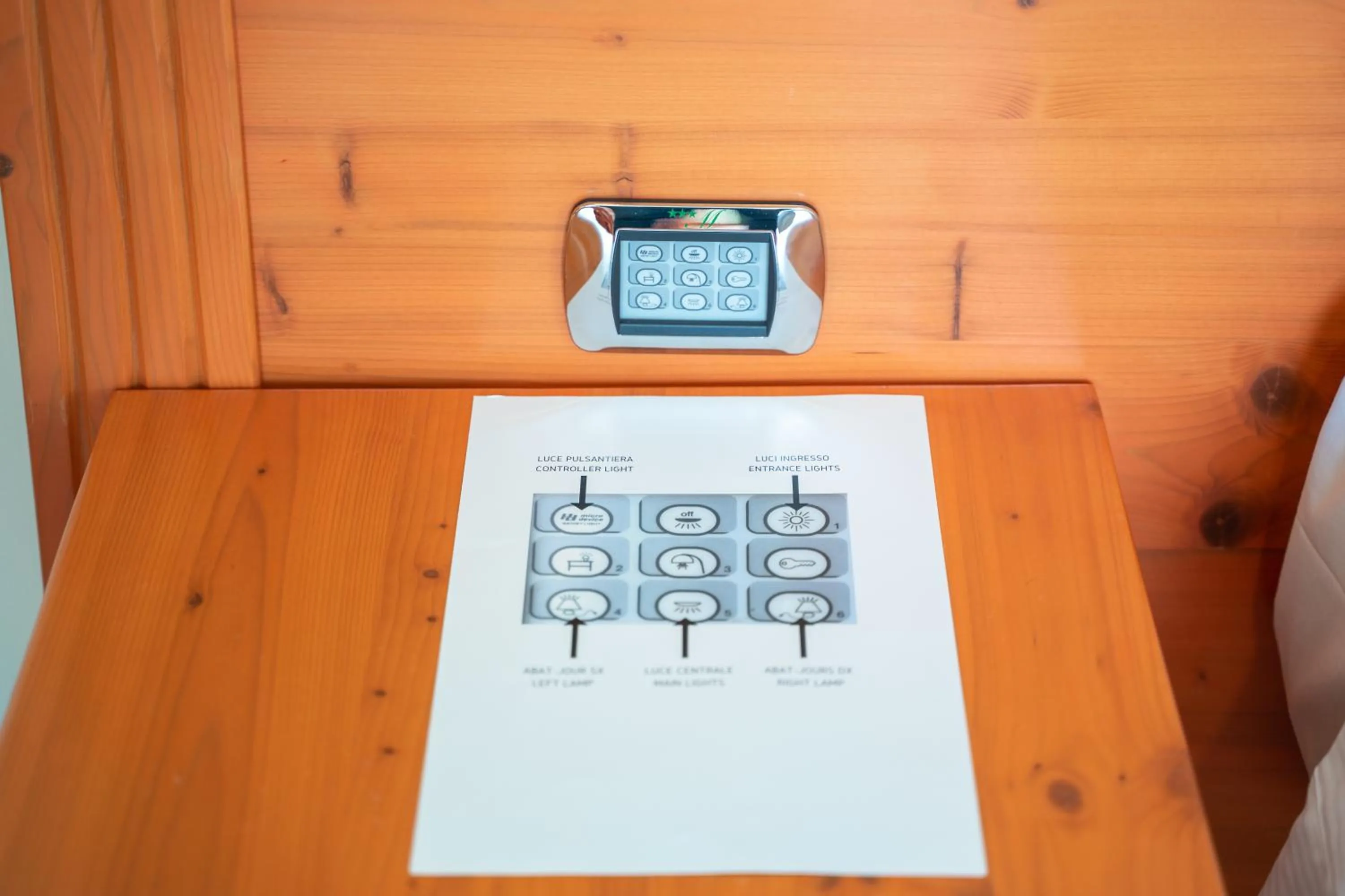 Floor plan in Hotel Residence Montelago