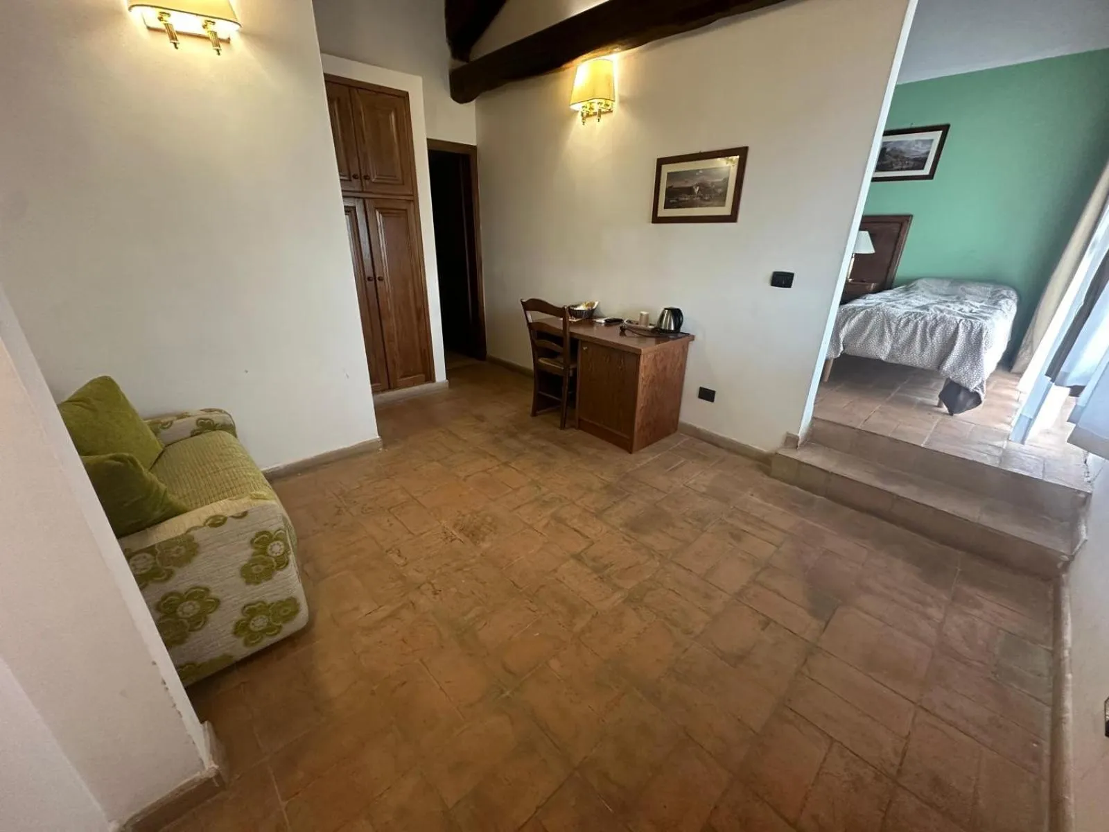 Seating area, Bed in Hotel Tenuta dell'Argento Resort