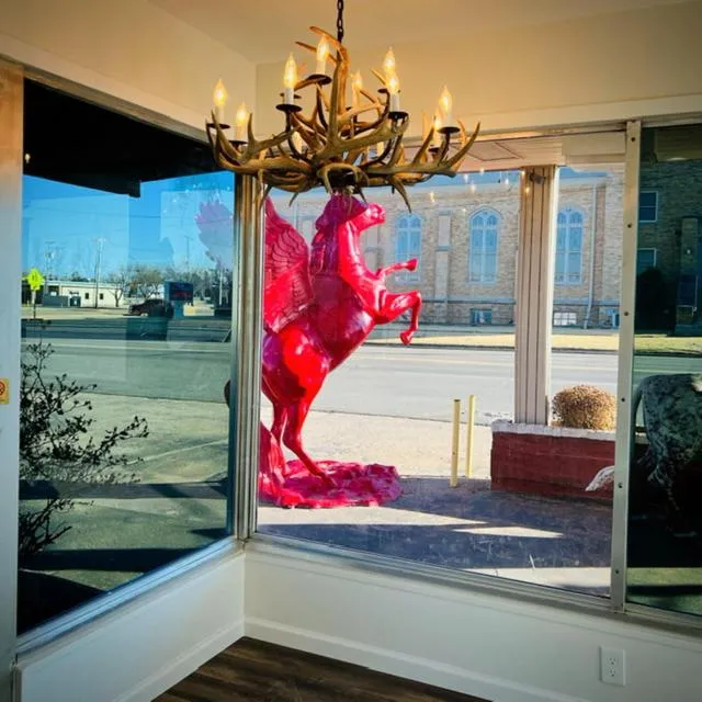 Decorative detail in Cattlemen's Inn