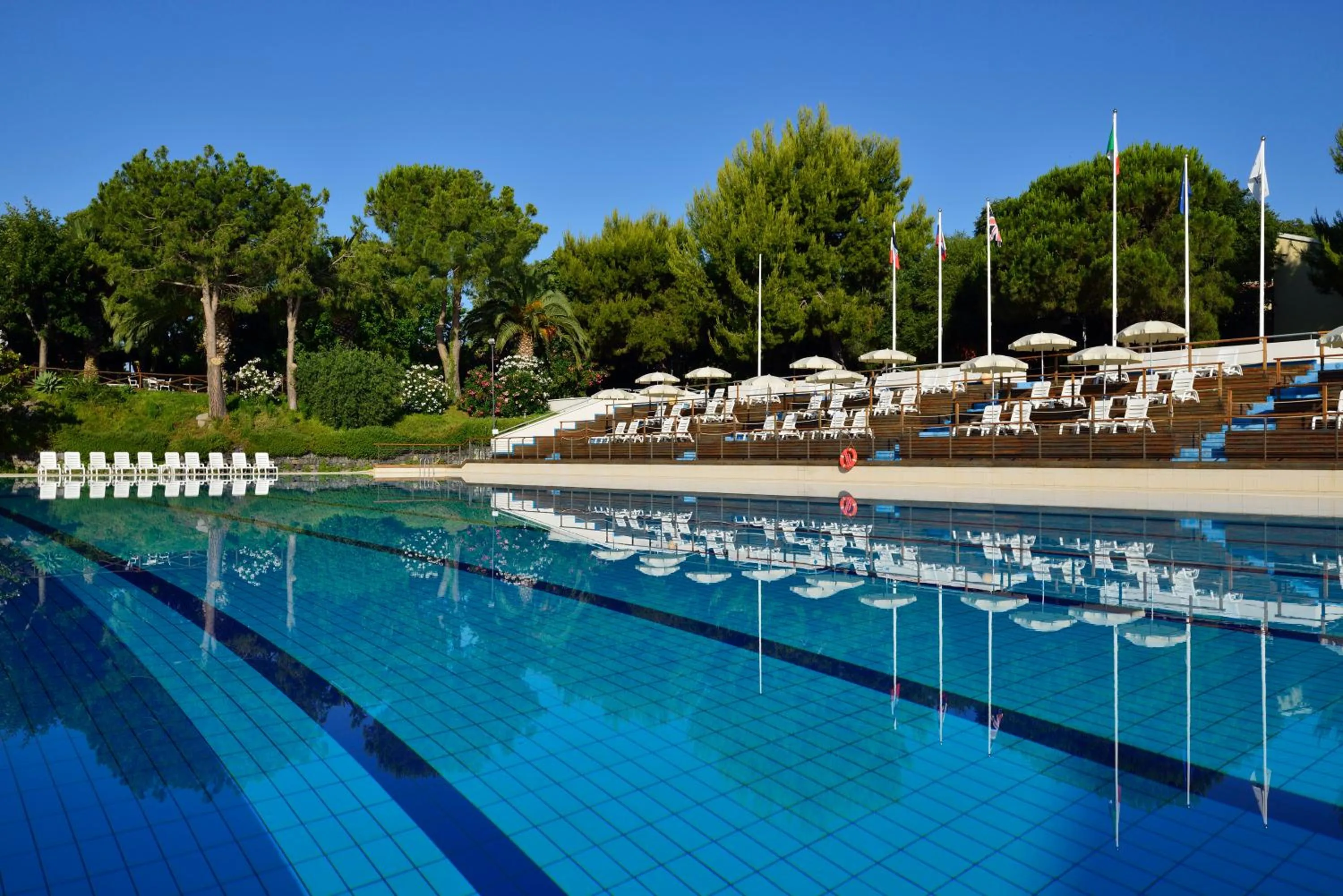 Swimming pool in UNA Hotels Naxos Beach Sicilia