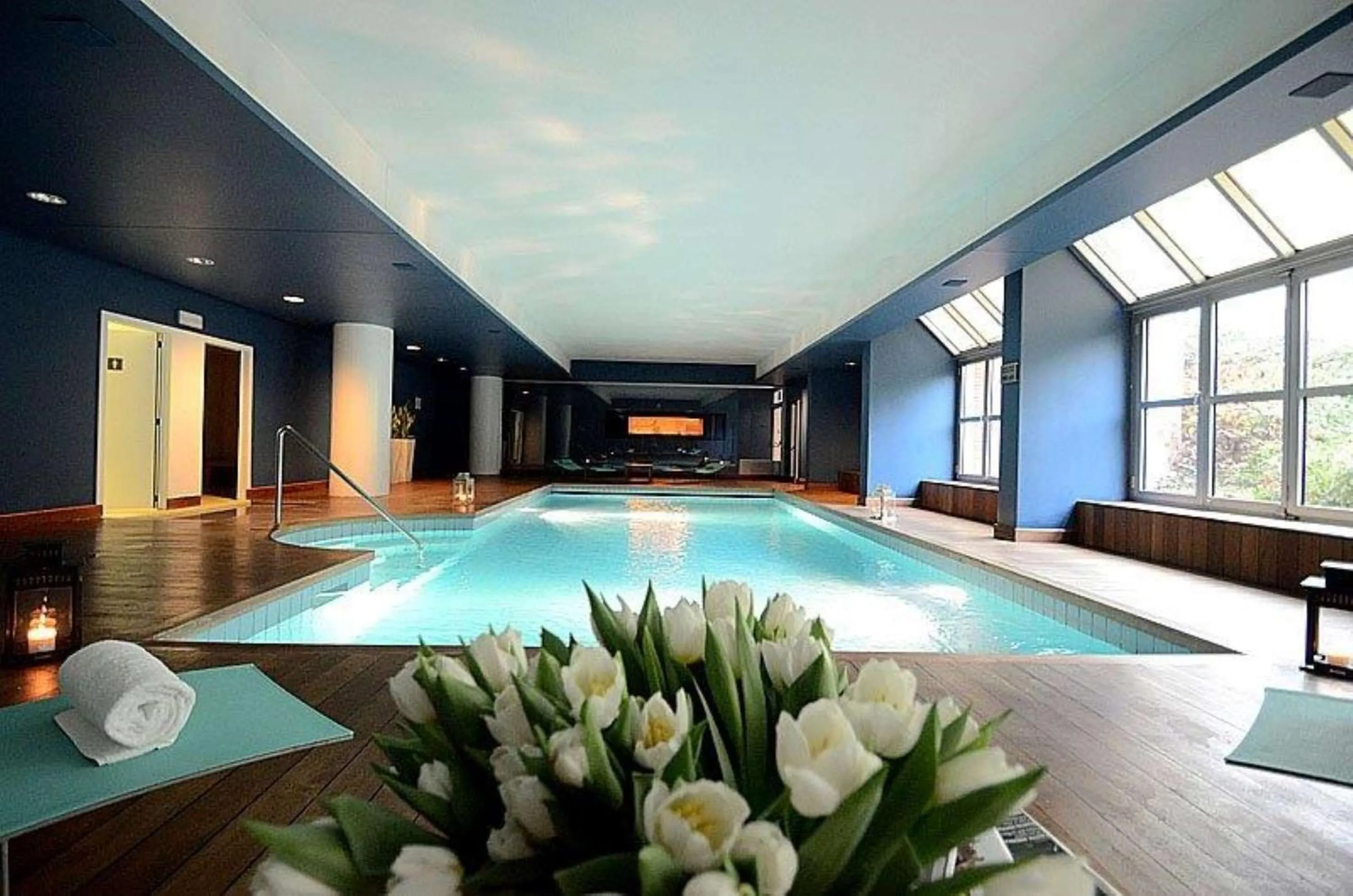 Pool view in Best Western Plus Hotel Le Favaglie