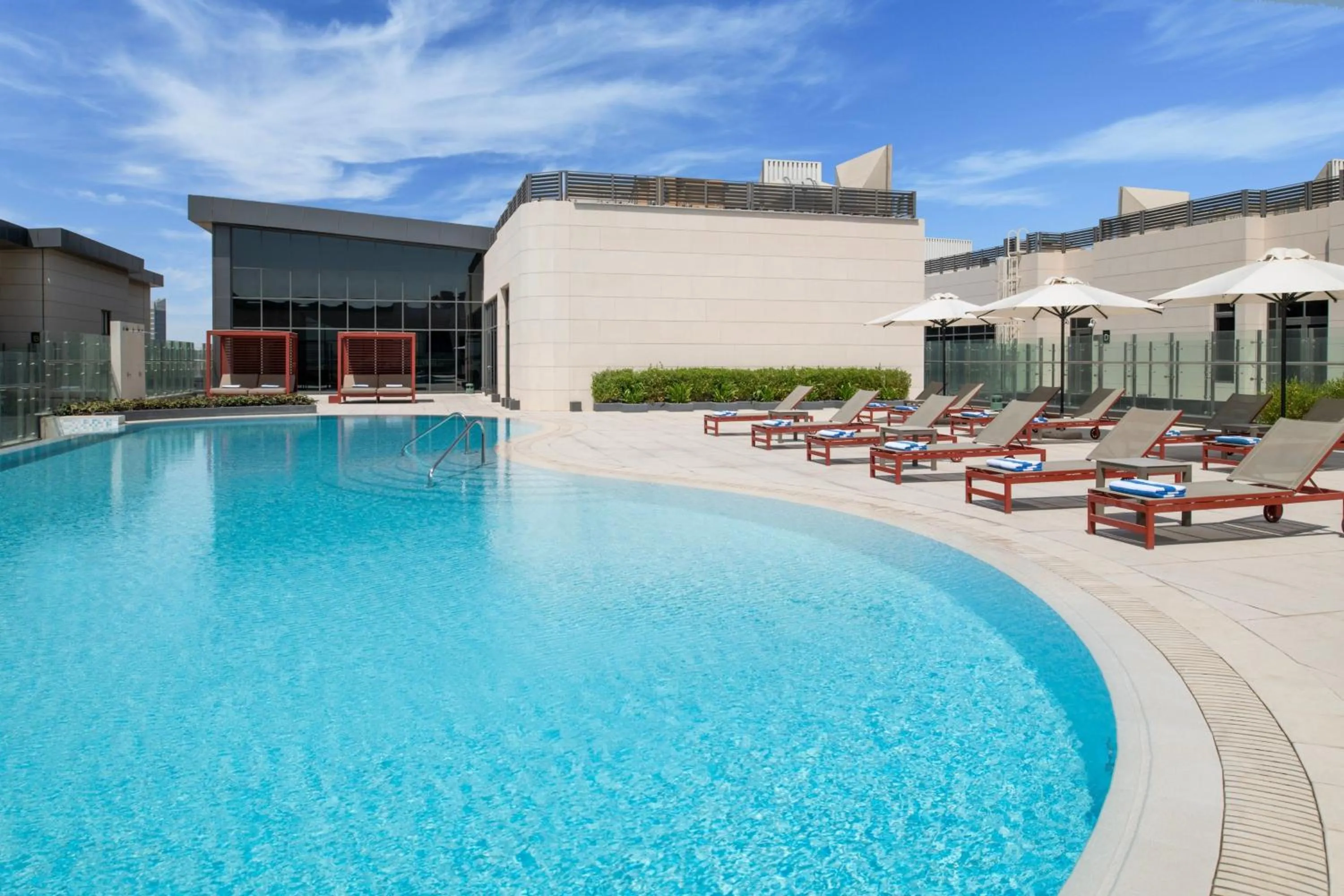 Swimming pool in Marriott Executive Apartments Doha, Le Mirage City Walk