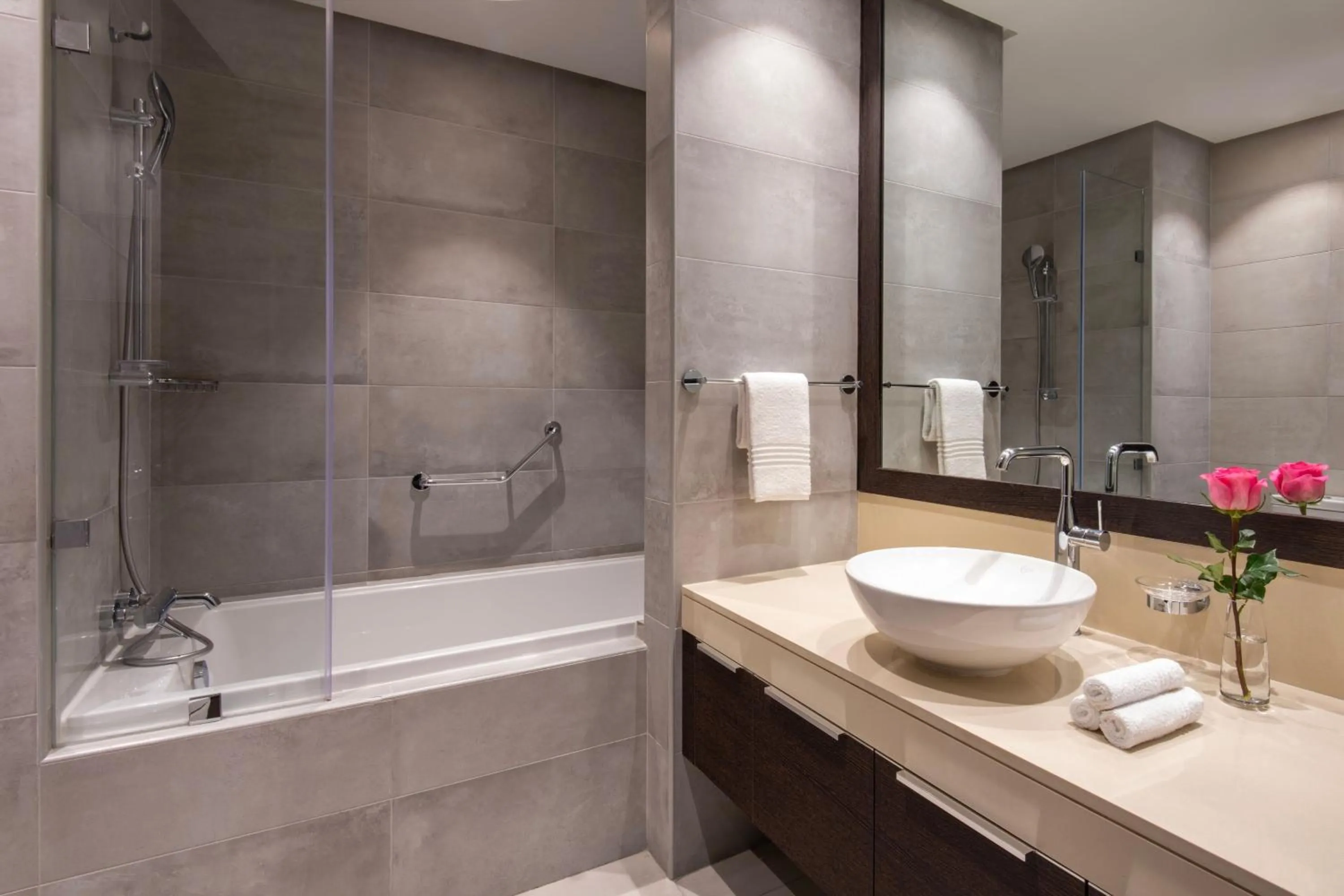 Bathroom in Marriott Executive Apartments Doha, Le Mirage City Walk
