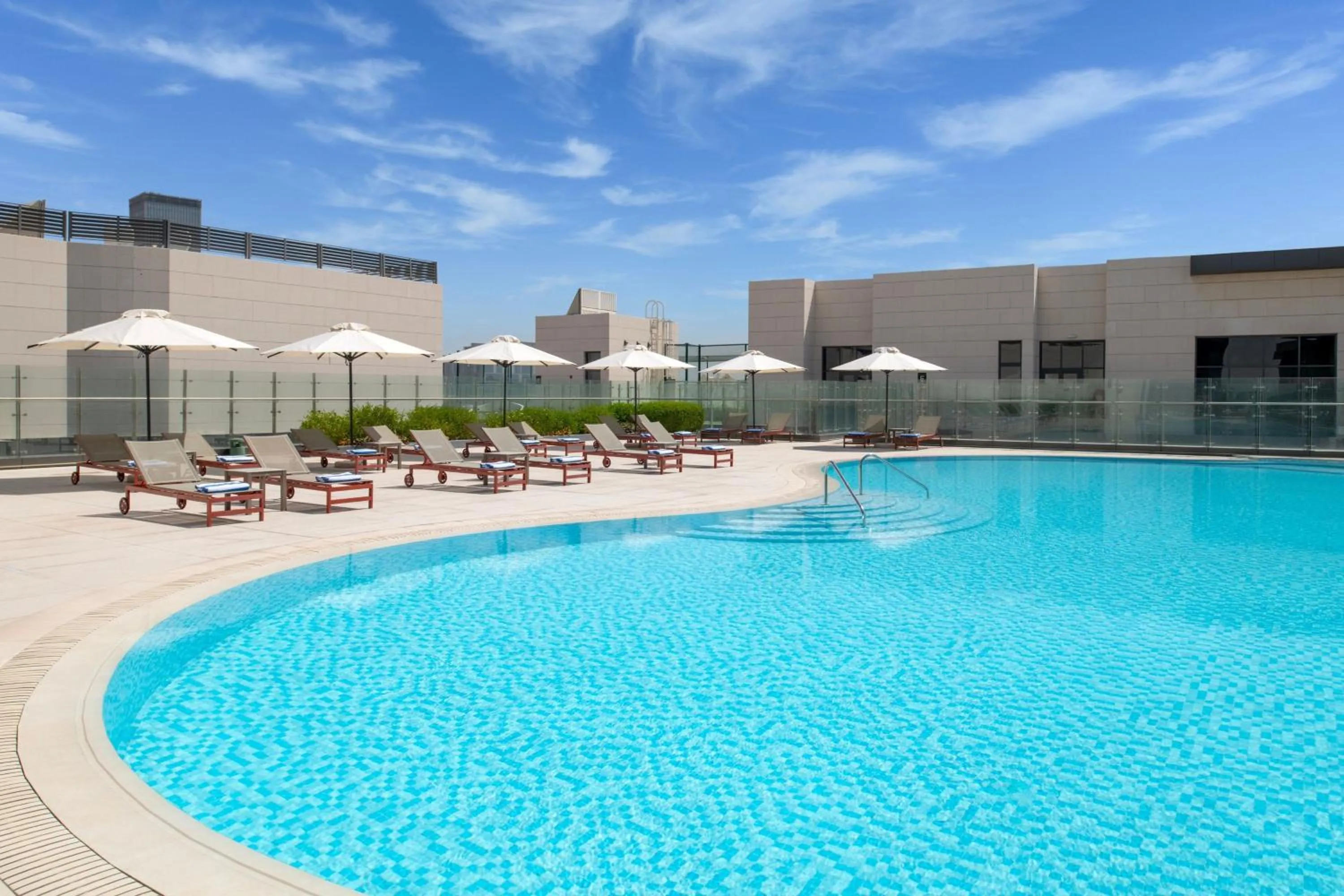 Swimming pool in Marriott Executive Apartments Doha, Le Mirage City Walk