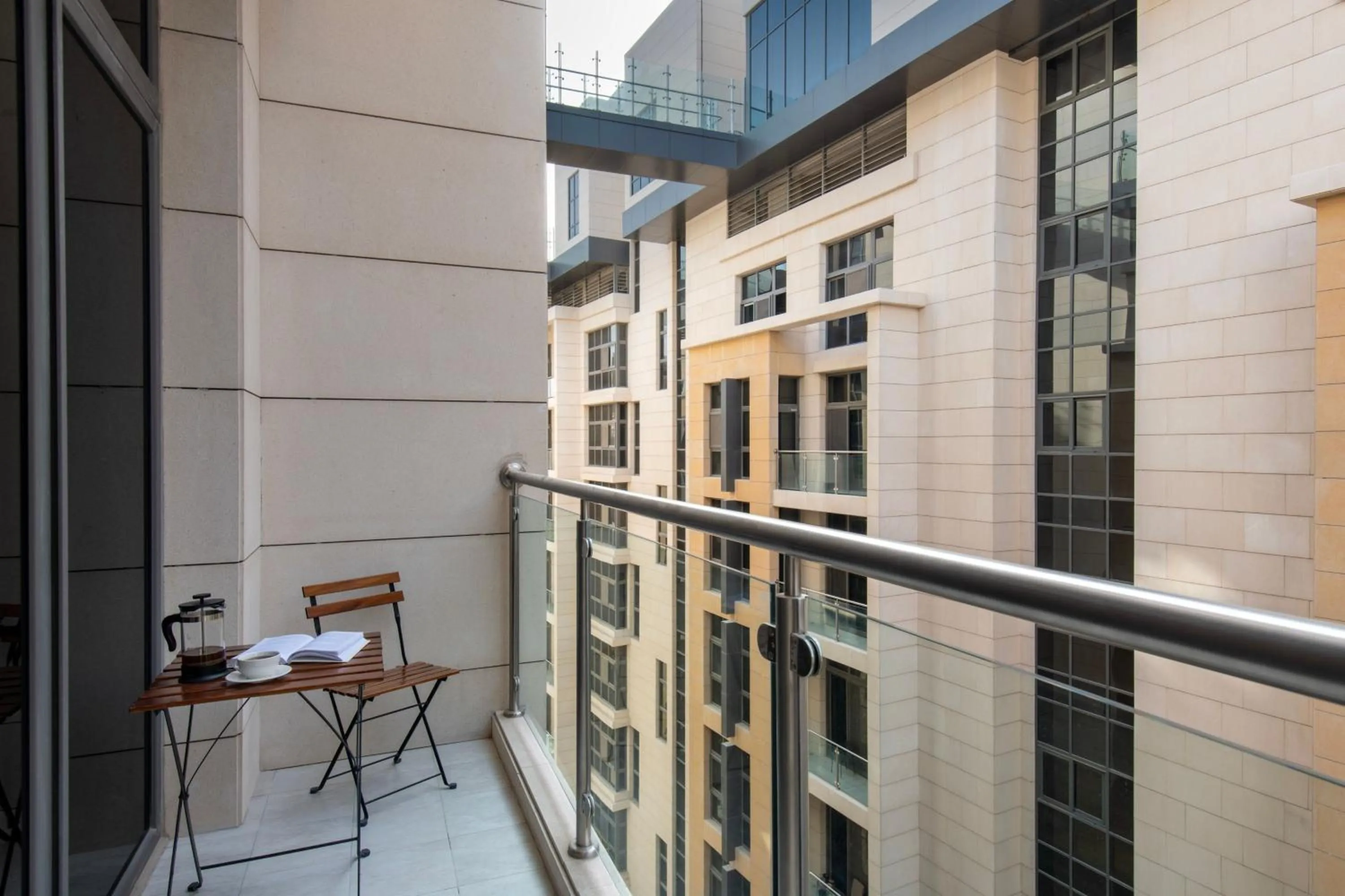 Photo of the whole room in Marriott Executive Apartments Doha, Le Mirage City Walk