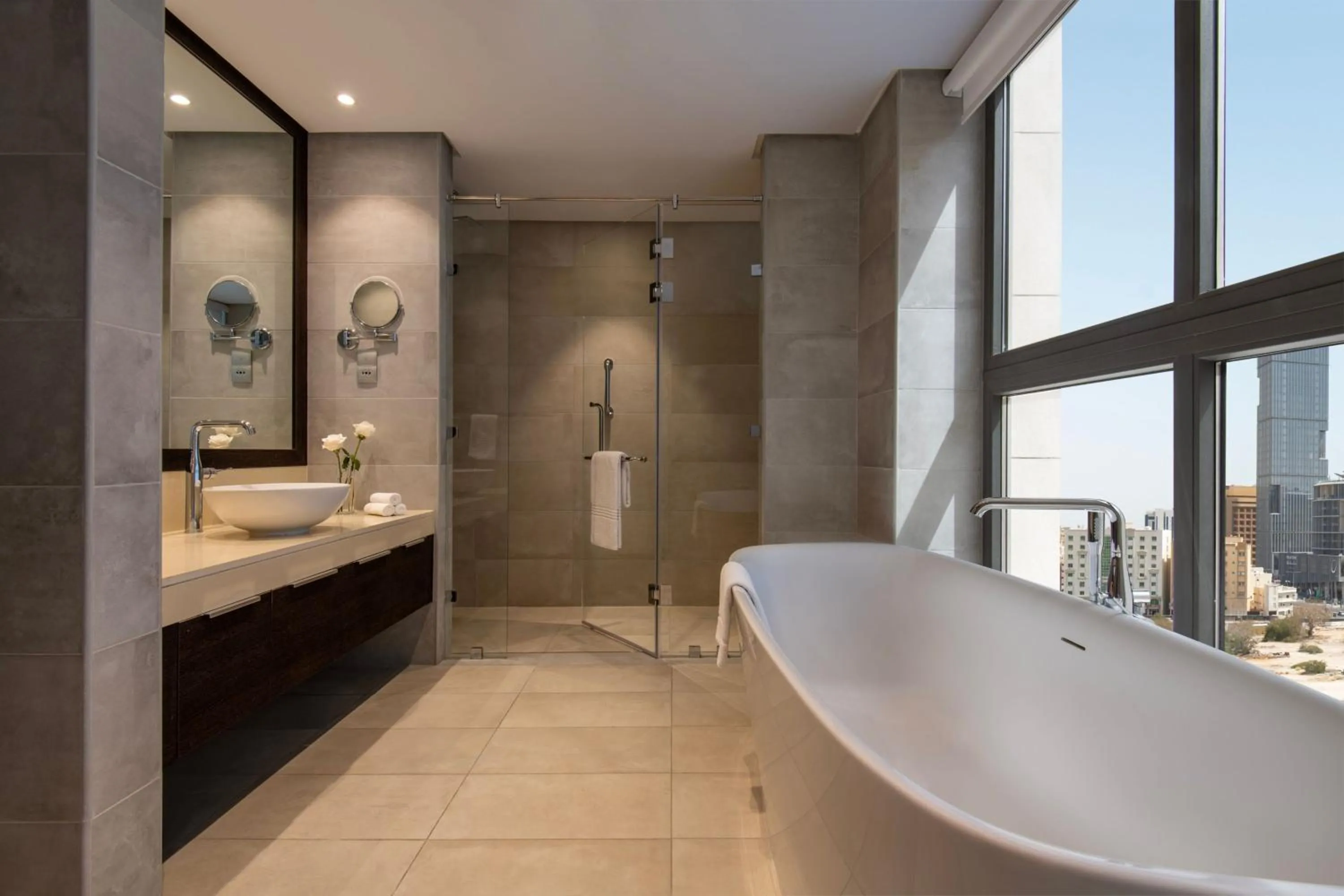 Photo of the whole room in Marriott Executive Apartments Doha, Le Mirage City Walk