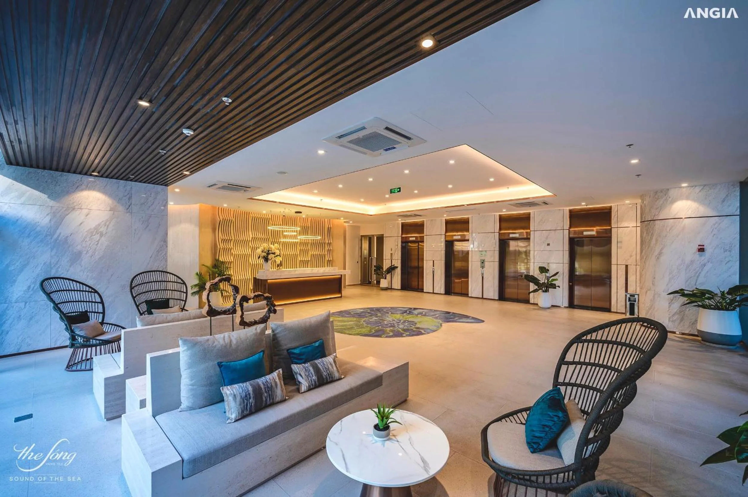 Lobby or reception in The Sóng Apartment Vũng Tàu - Mita House