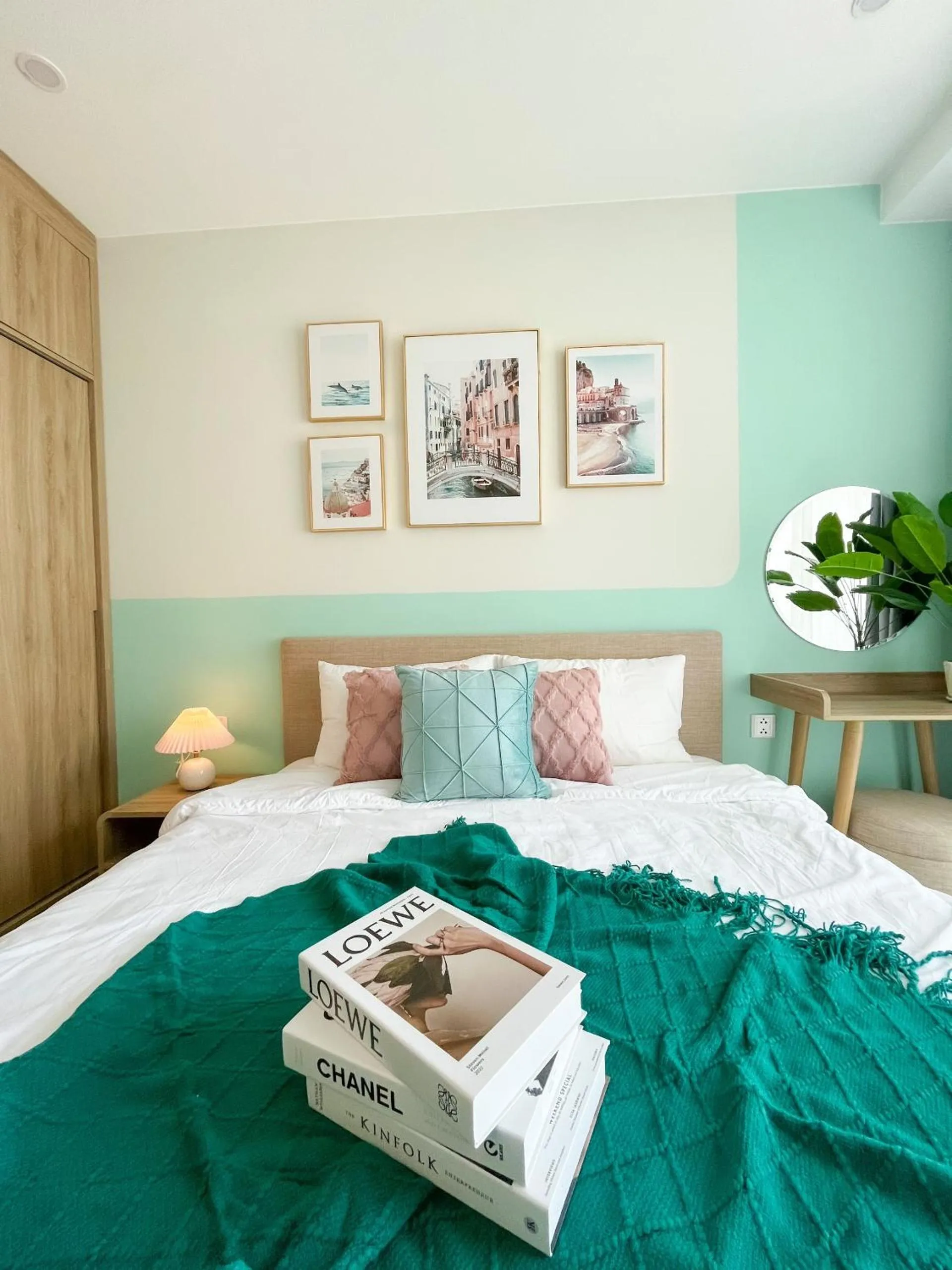 Bed in The Sóng Apartment Vũng Tàu - Mita House