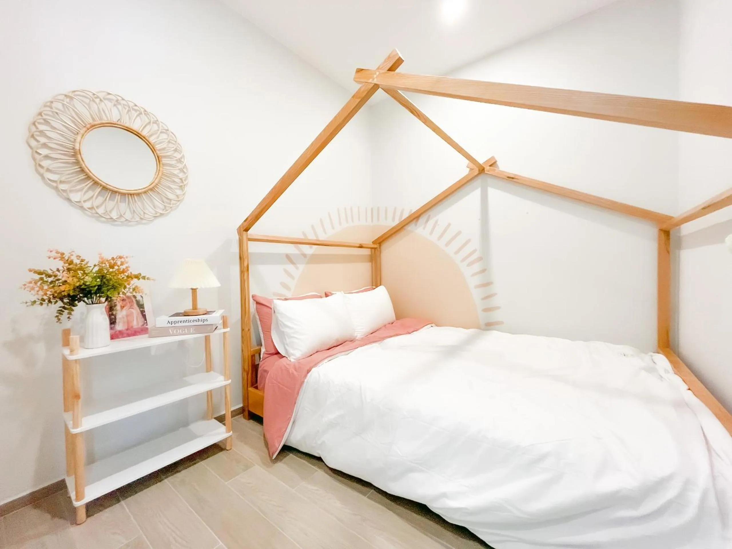 Bed in The Sóng Apartment Vũng Tàu - Mita House