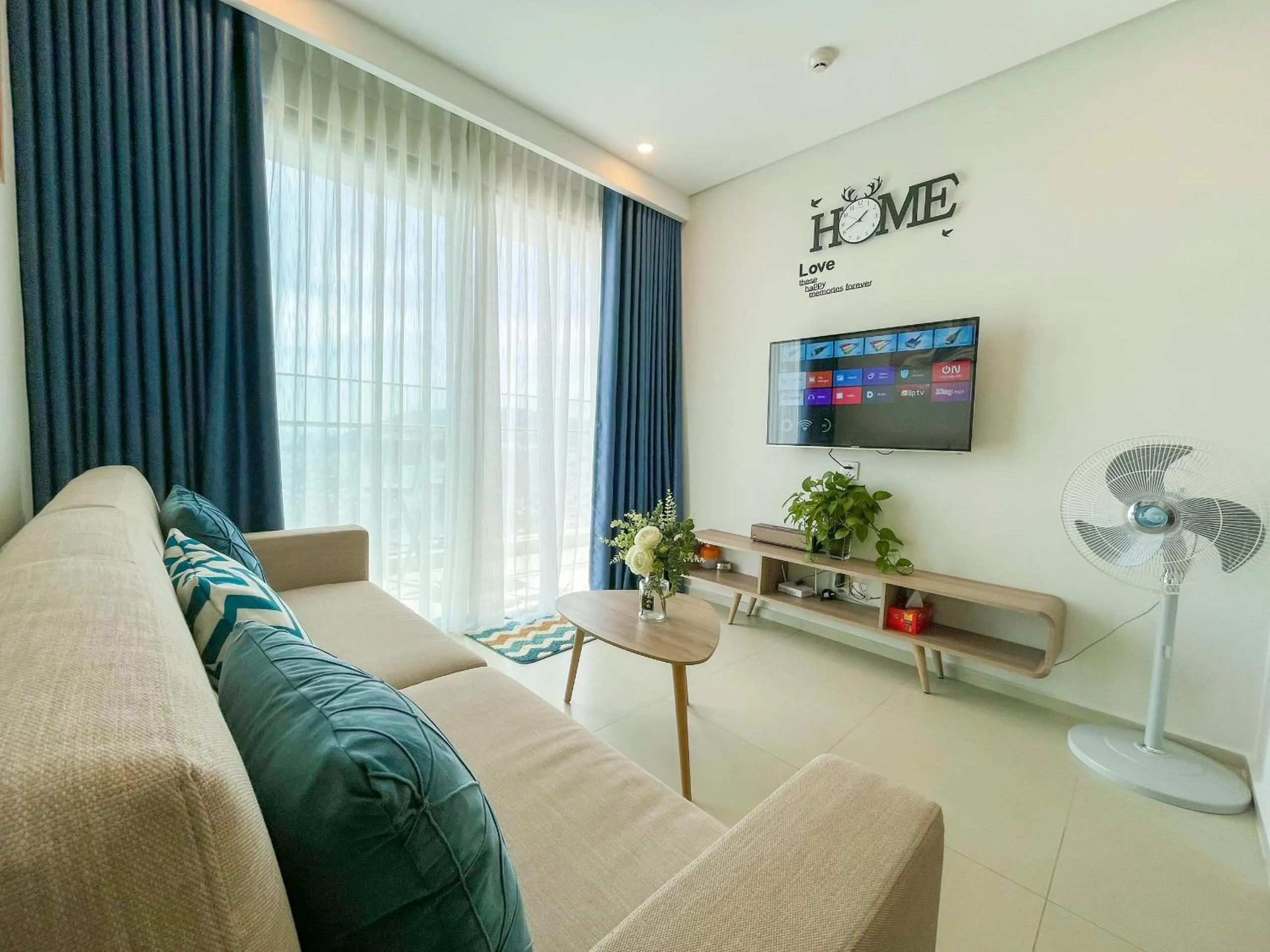 TV and multimedia in The Sóng Apartment Vũng Tàu - Mita House