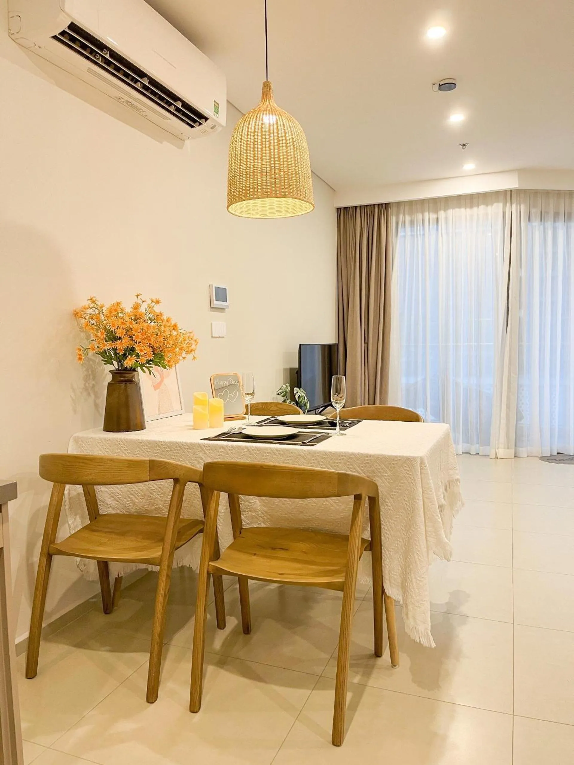 Kitchen or kitchenette in The Sóng Apartment Vũng Tàu - Mita House