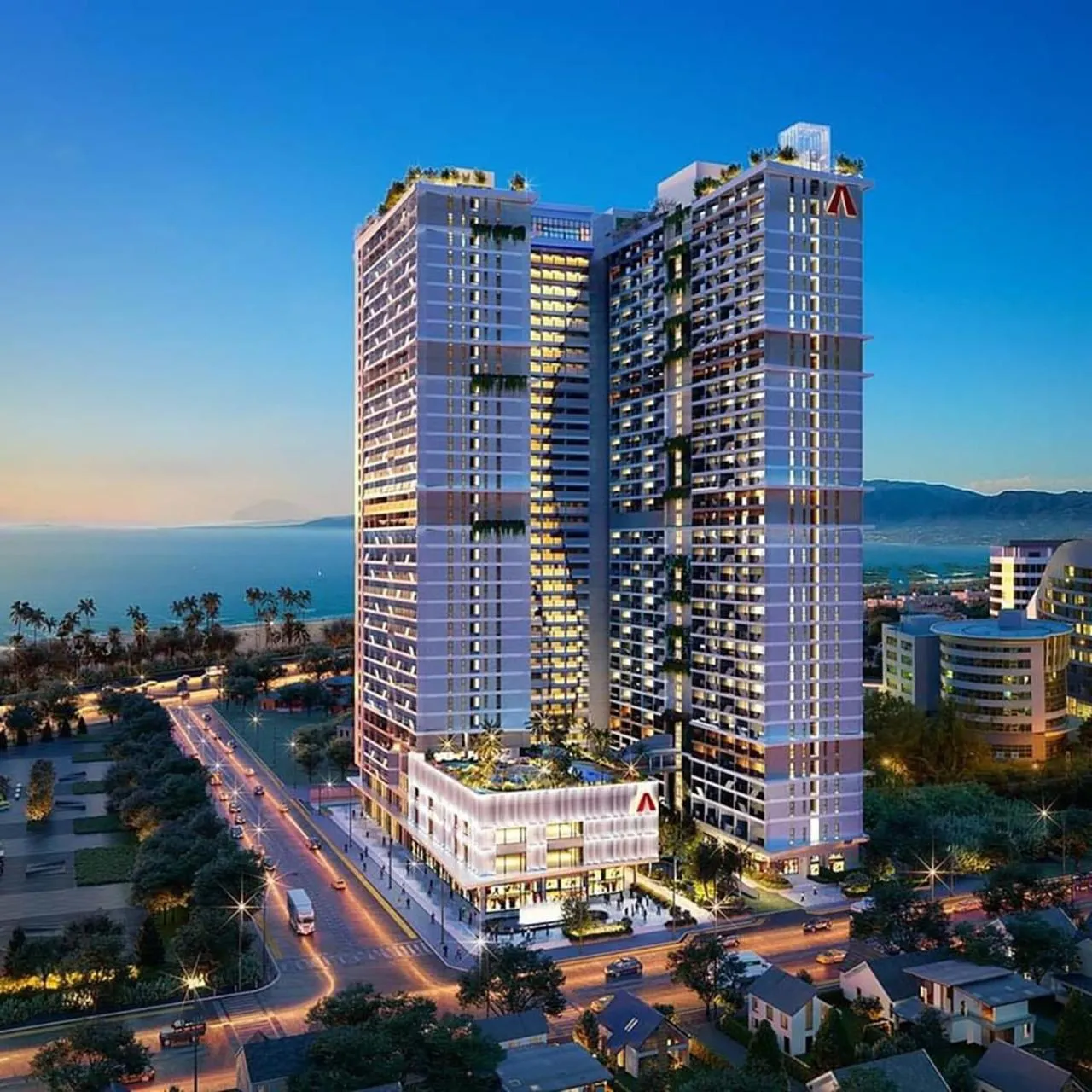 Property building in The Sóng Apartment Vũng Tàu - Mita House