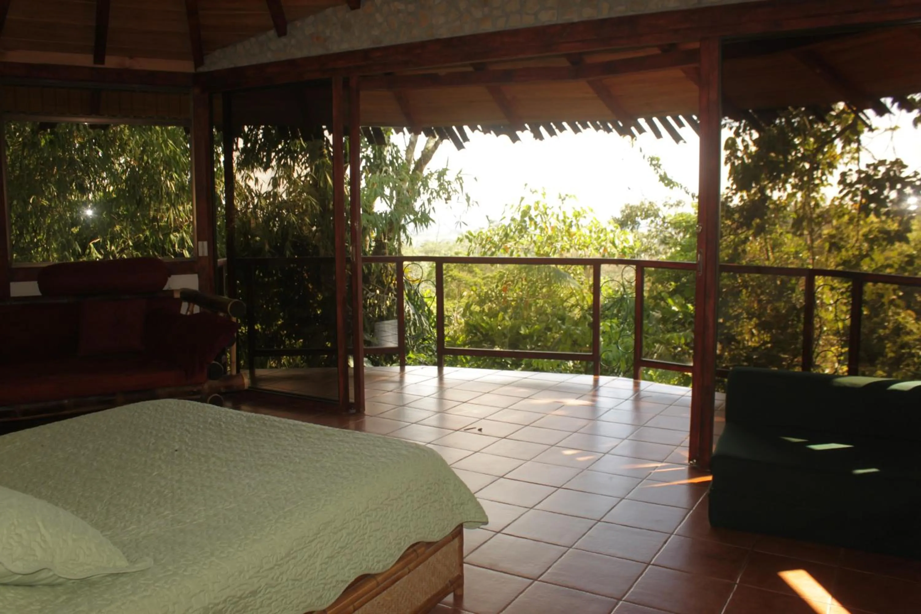 Bed in Cascata Del Bosco Cabinas