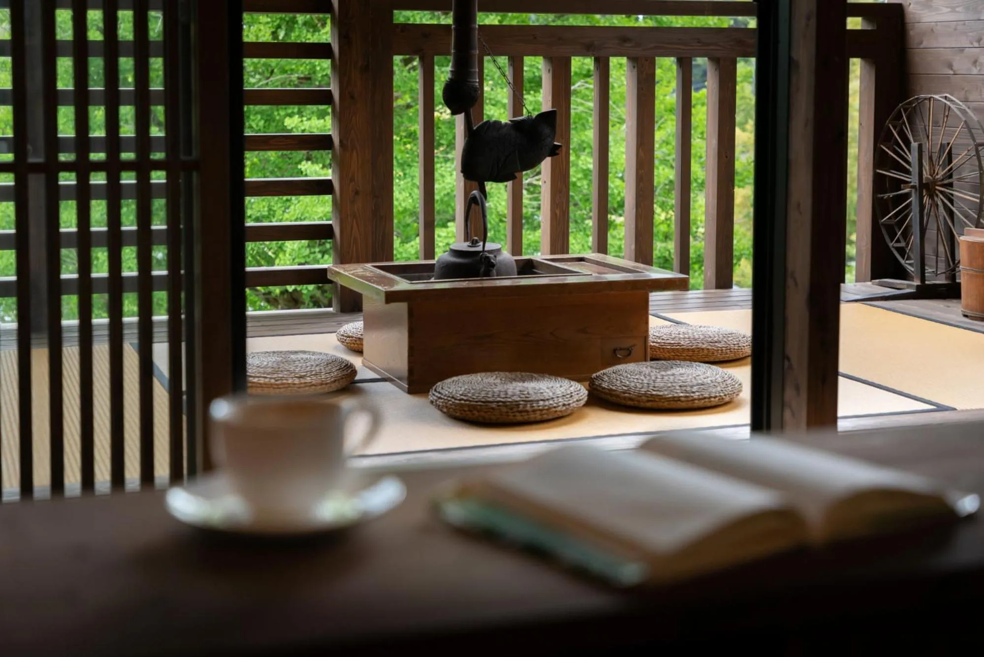 Balcony/Terrace in Ryokan Nanjoen