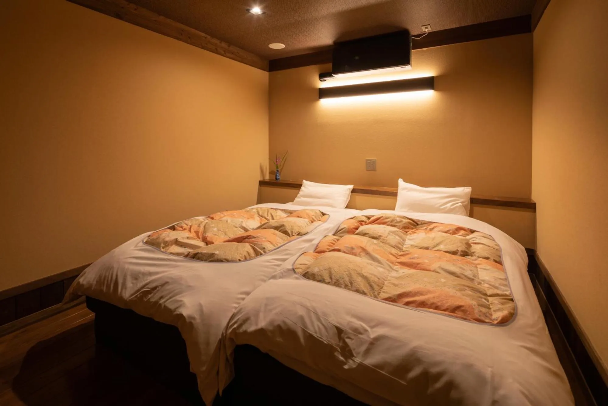 Bed in Ryokan Nanjoen