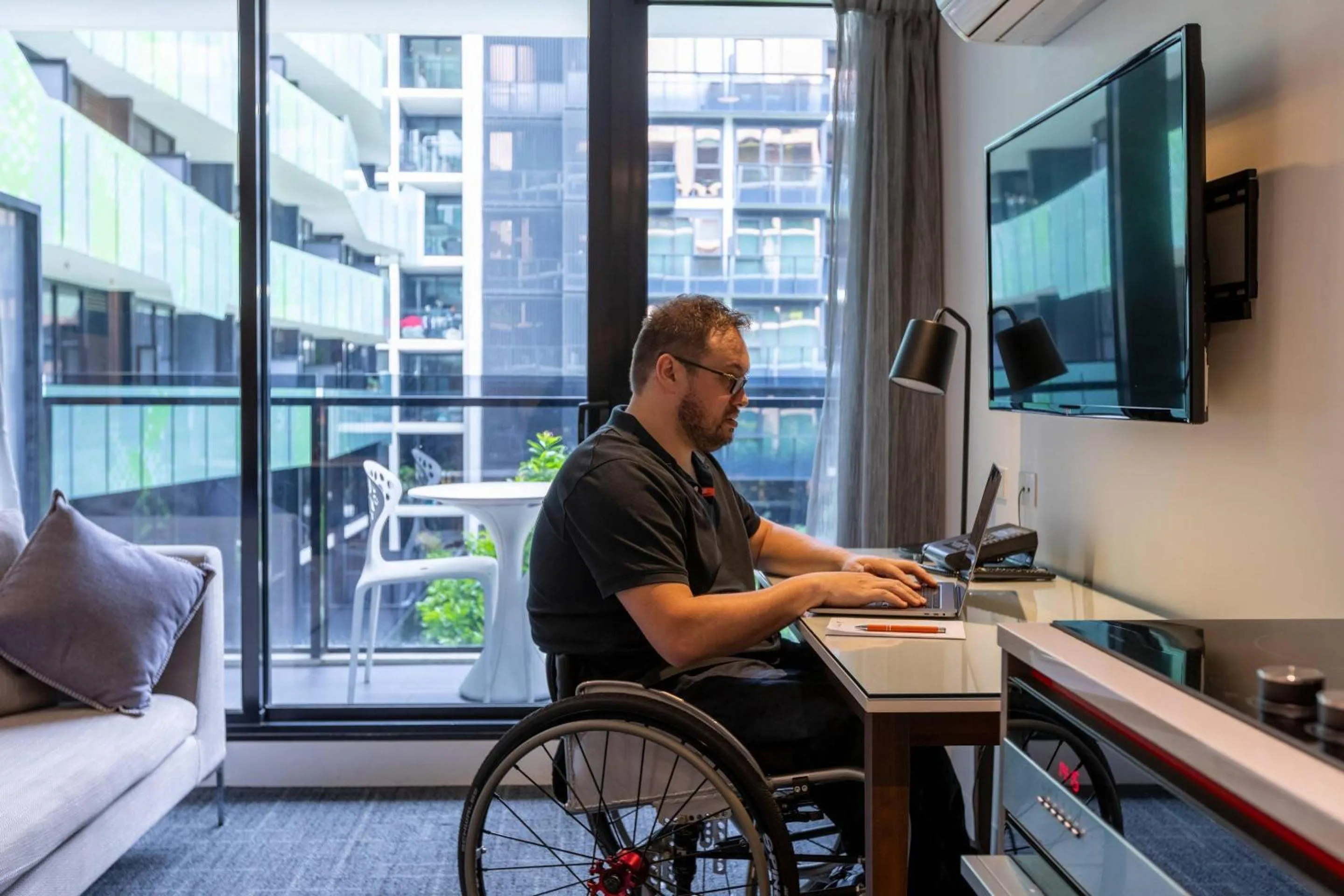 Bedroom in MainStay Suites Abbotsford