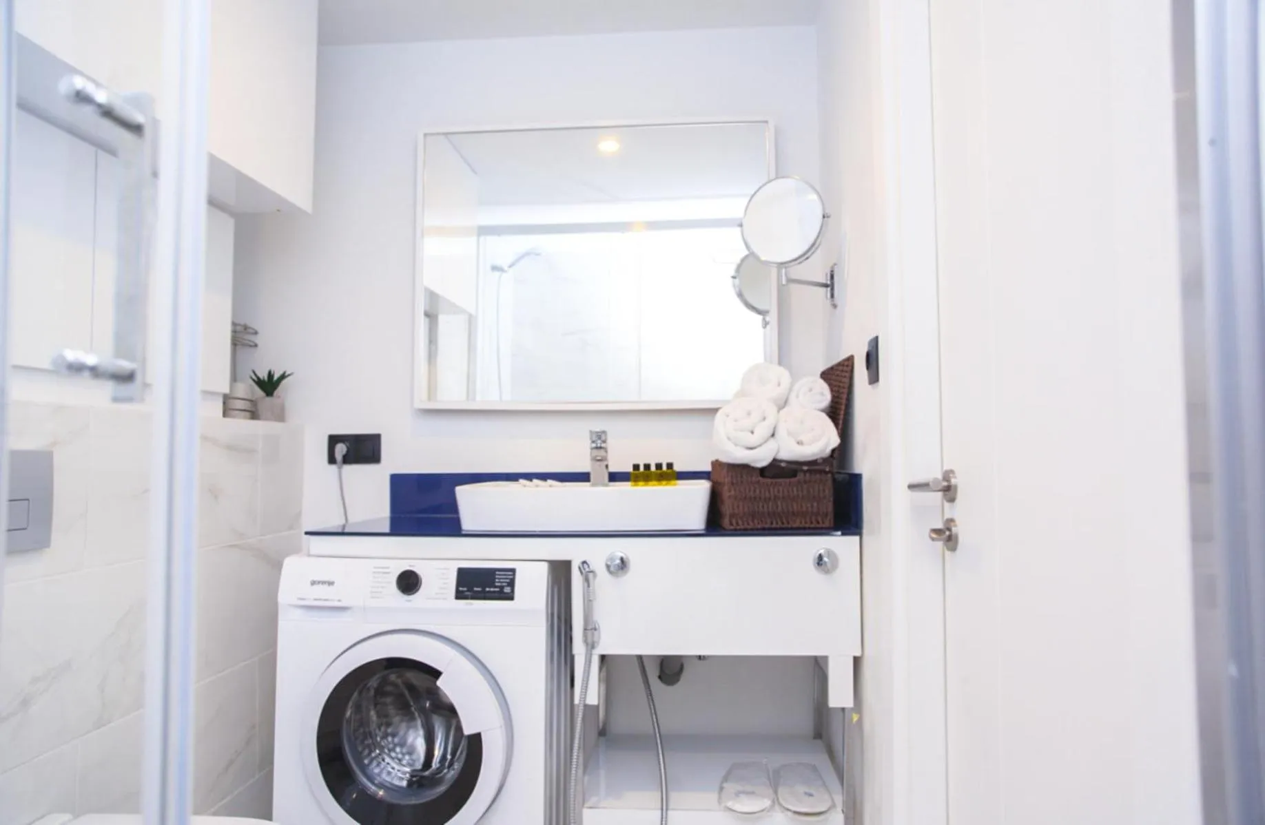 Bathroom in Elegance Sea View Aparthotel In Orbi City Batumi