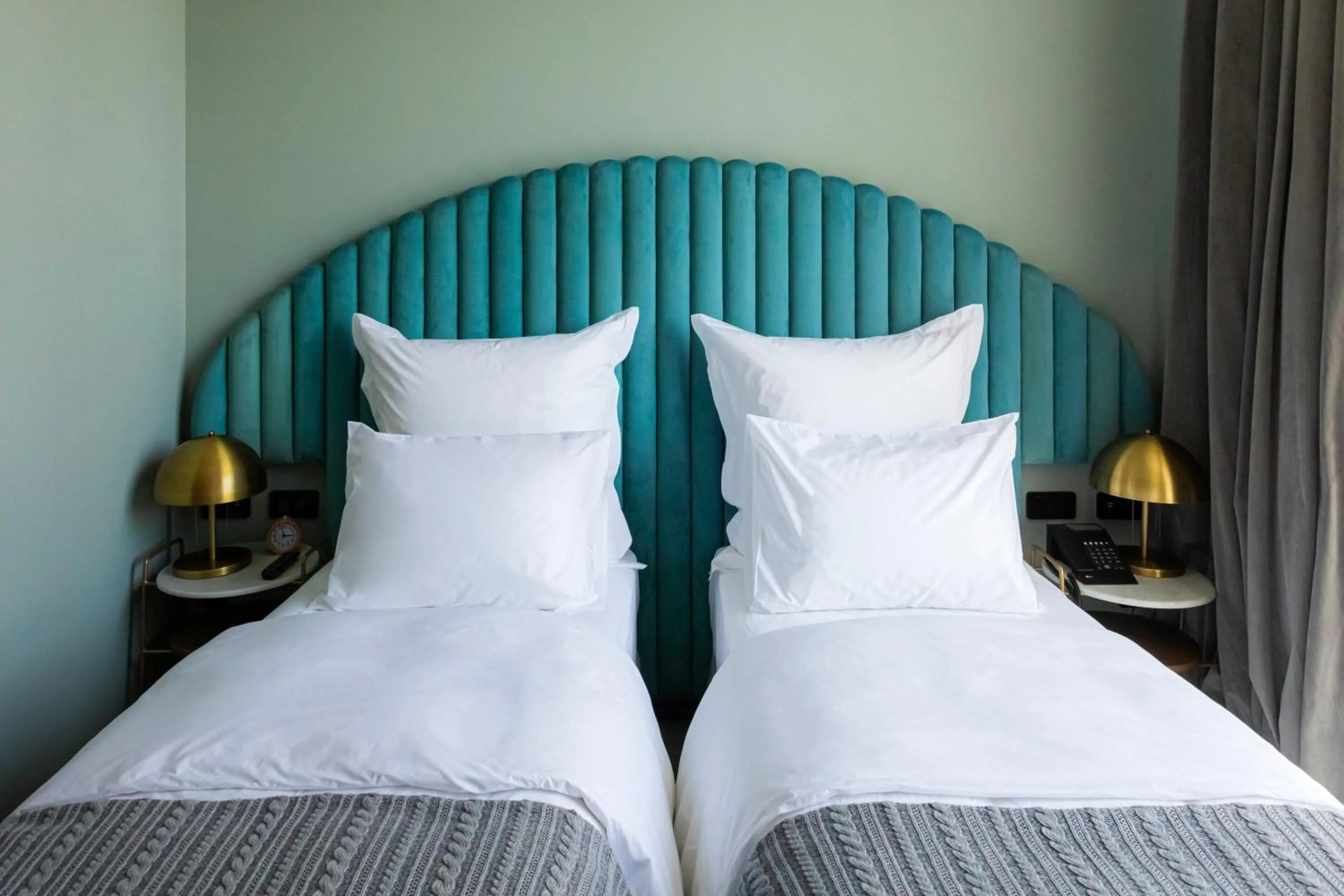 Bed in Khedi Hotel Tbilisi