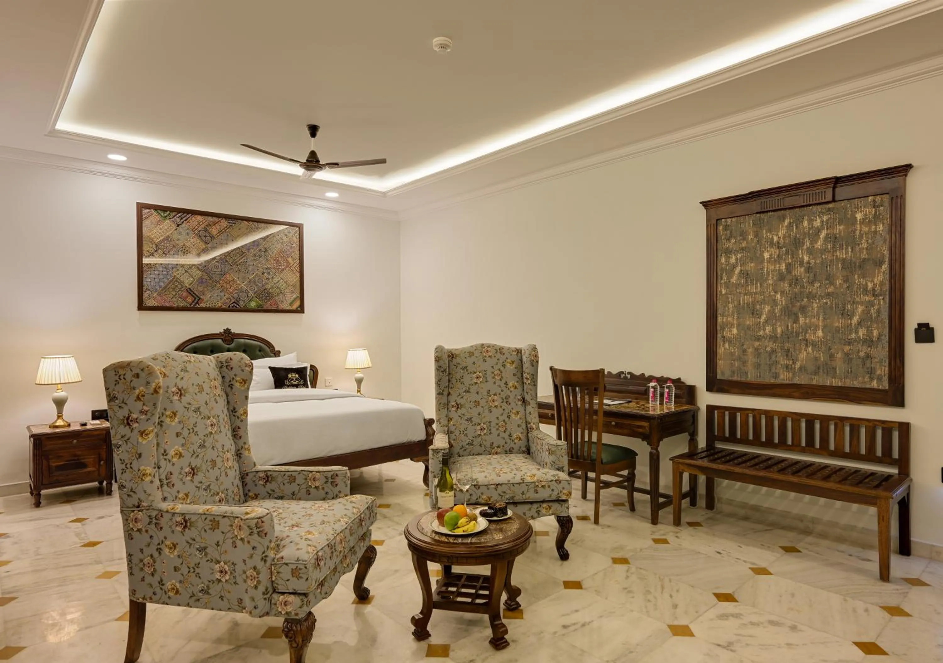 Bed in Shahpura Barliyas House