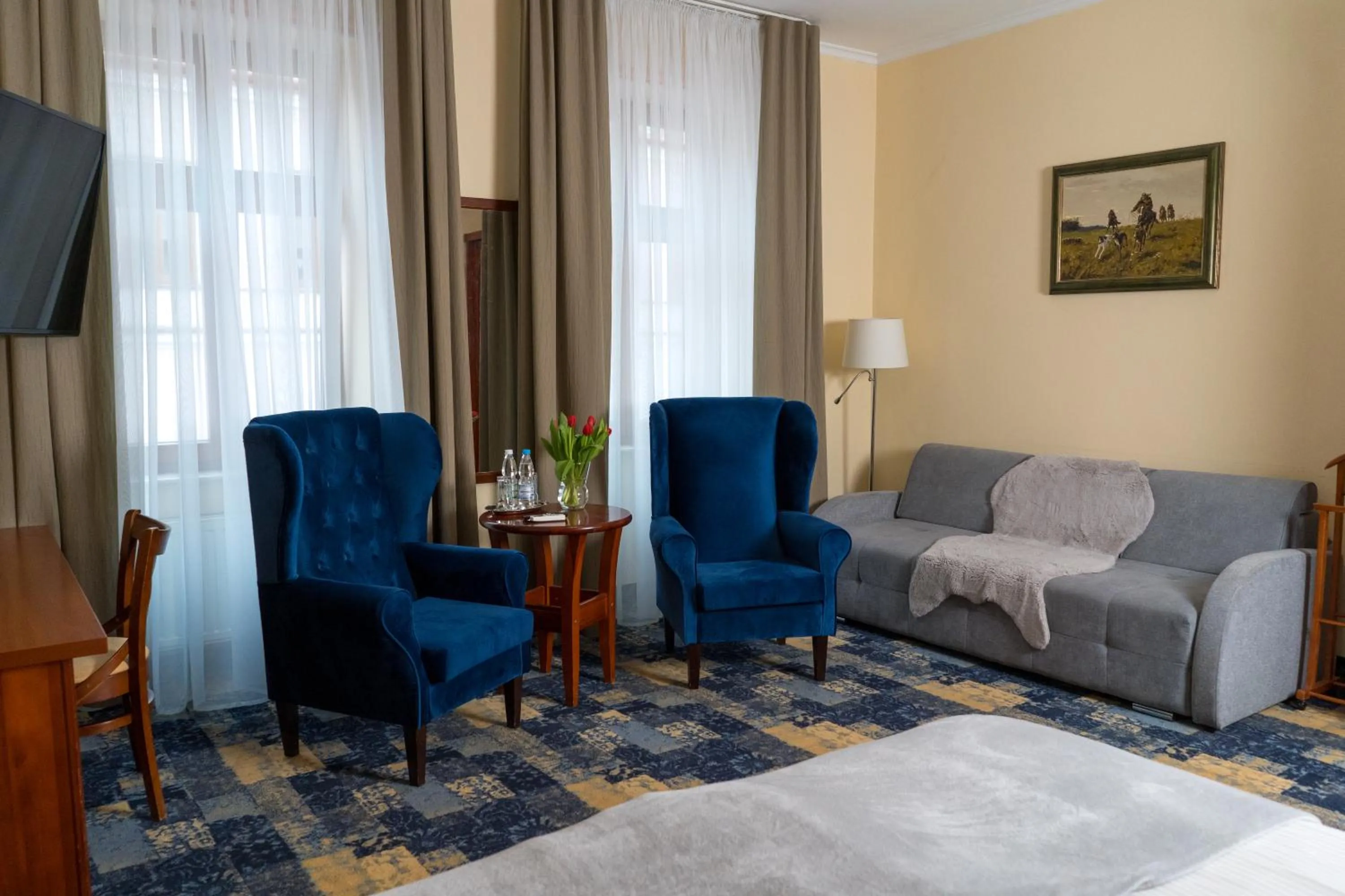 Bed in Hotel Hubertus Rzeszów