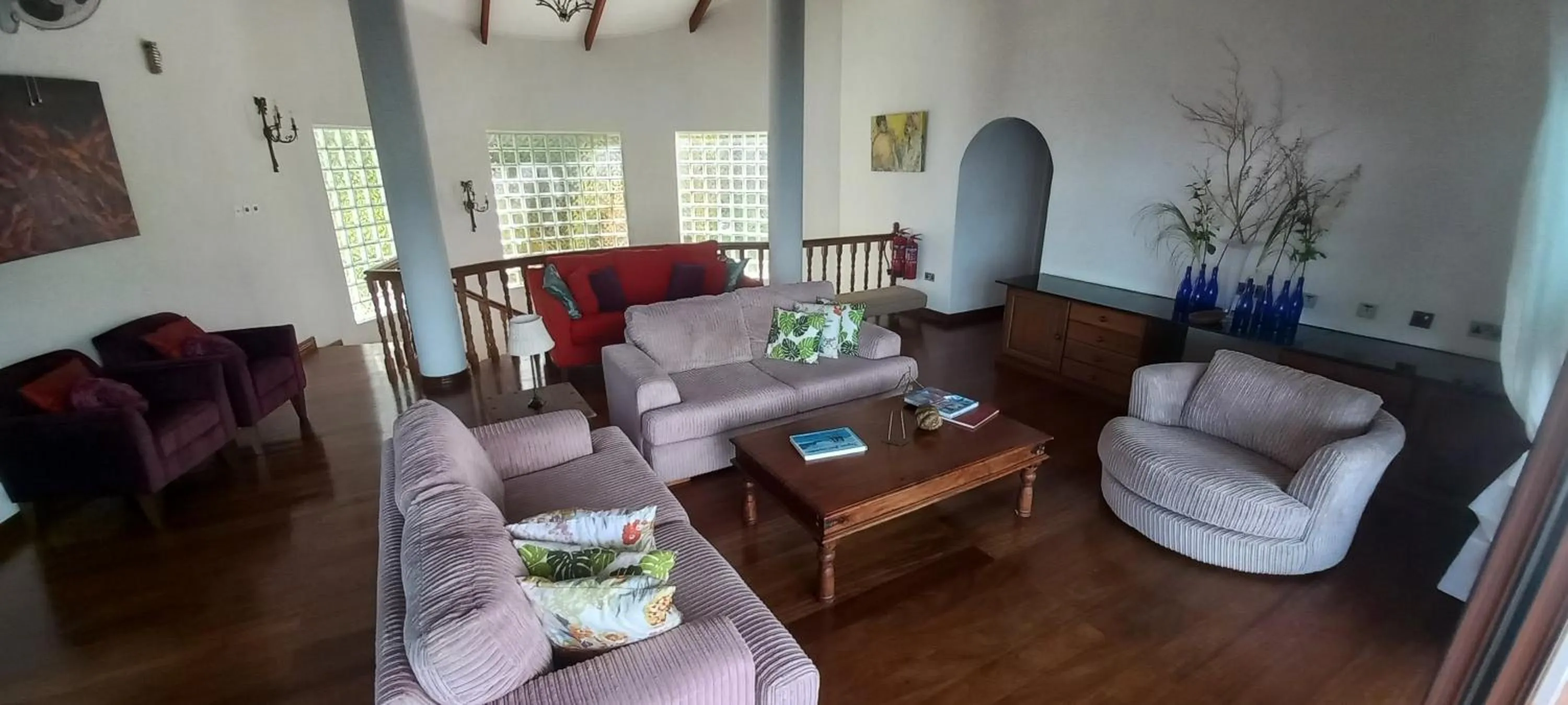 Living room in Petit Amour Villa, Seychelles