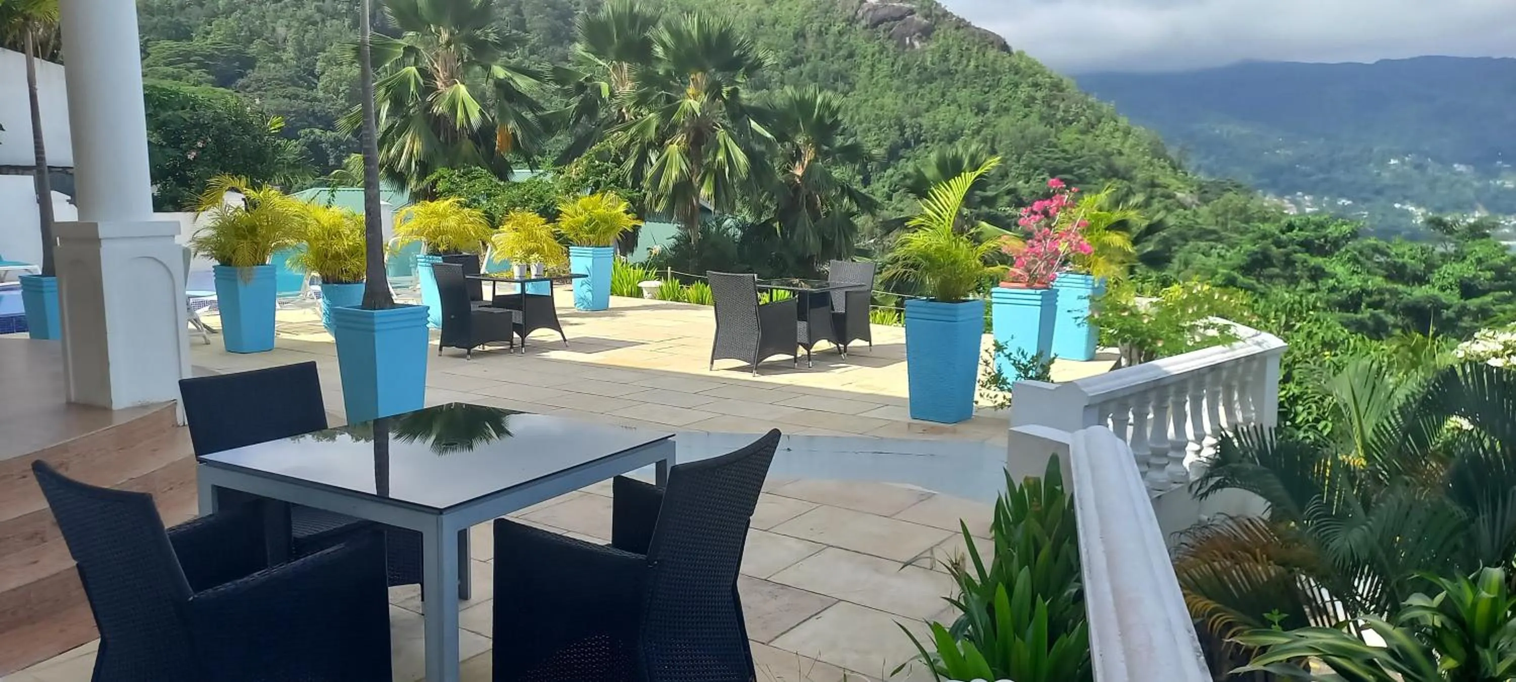 Patio in Petit Amour Villa, Seychelles